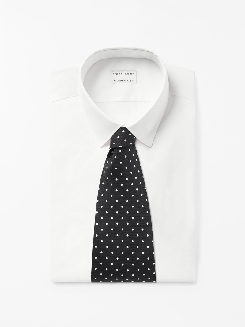 TIGER OF SWEDEN Bysshe Silk Twill Tie outlook