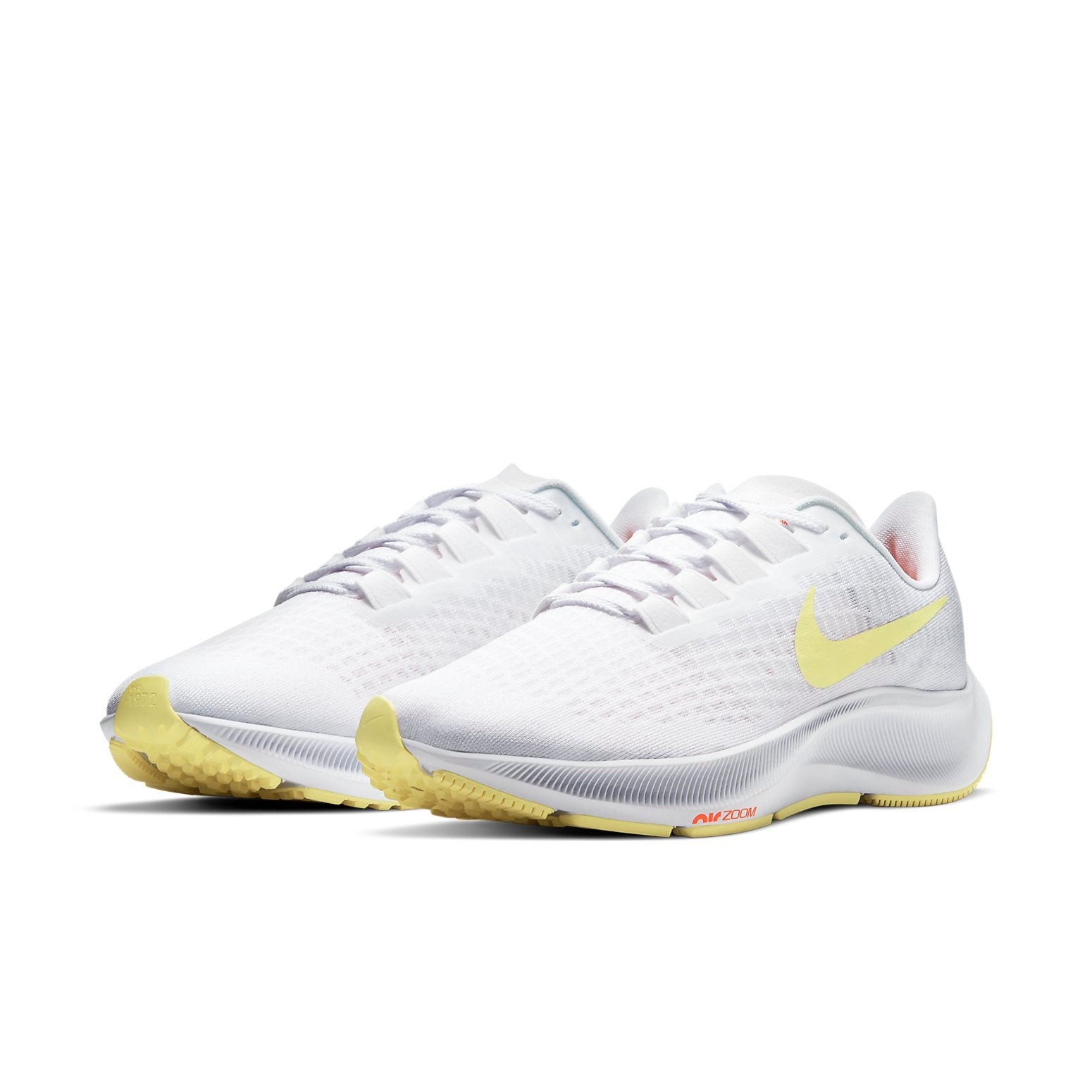 (WMNS) Nike Air Zoom Pegasus 37 'White Light Zitron' BQ9647-105 - 3