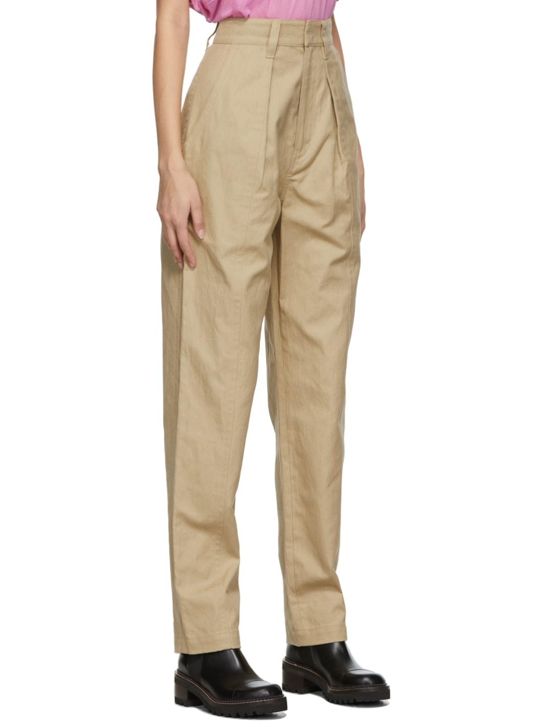 Beige Ketzia Trousers - 2