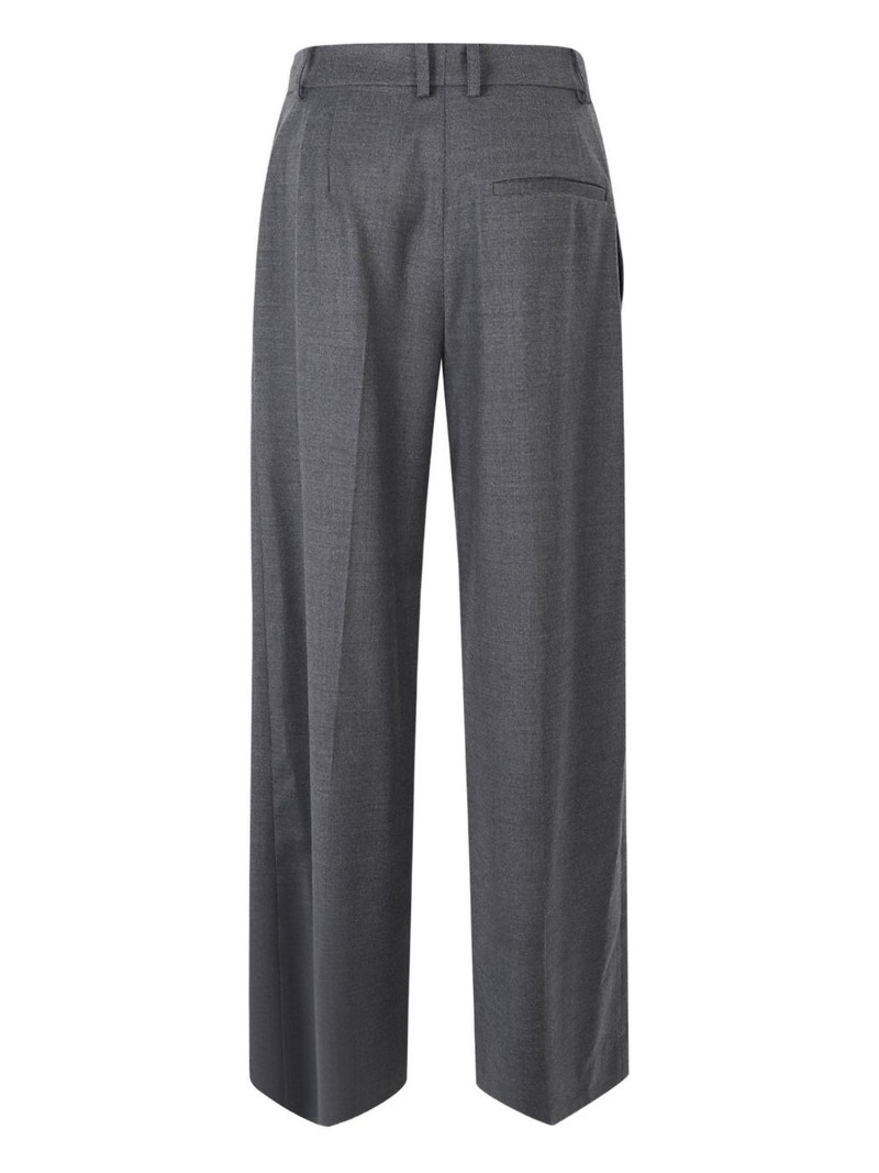 The Frankie Shop Brickell flannel trousers outlook