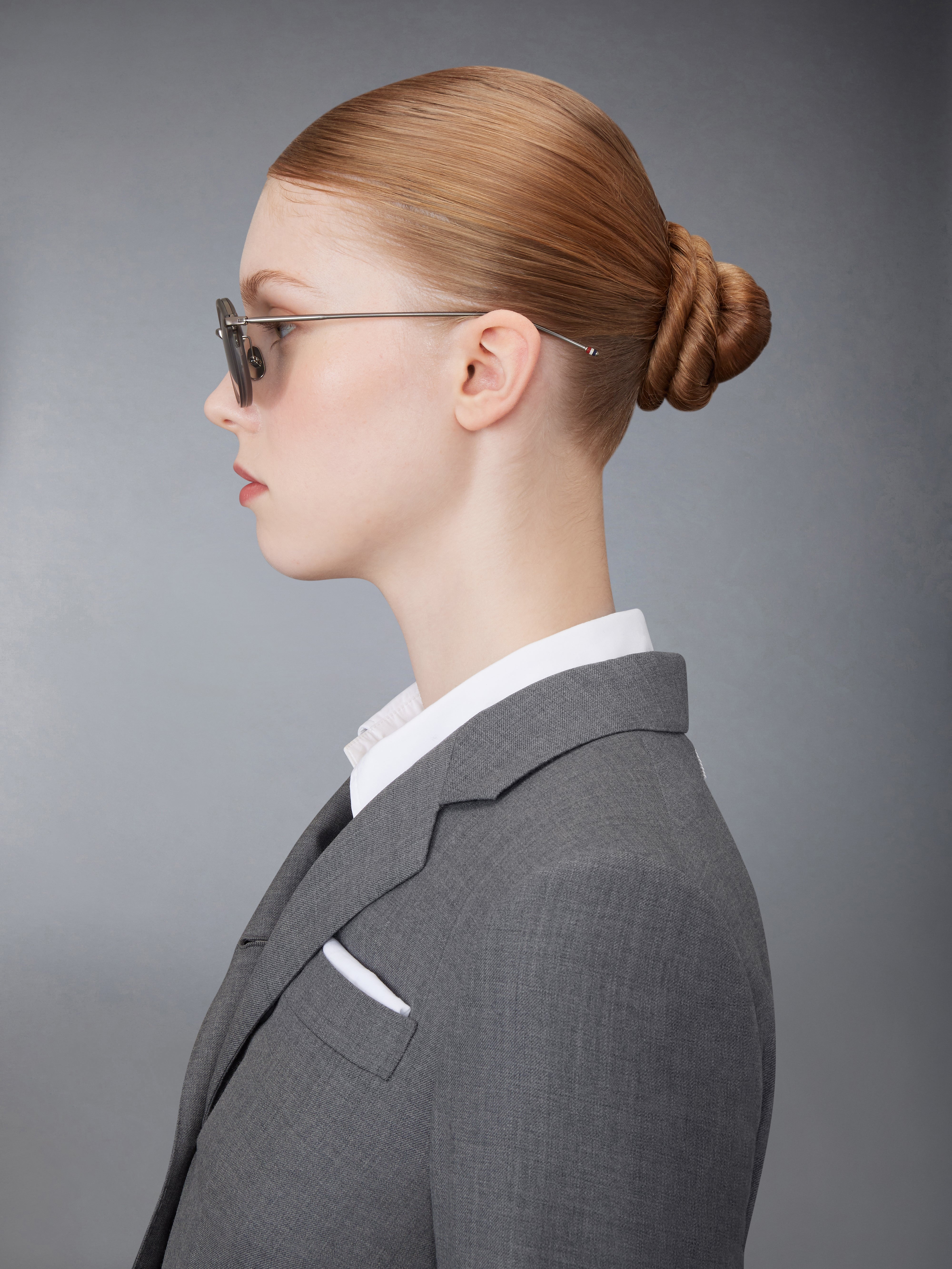 ACETATE AND TITANIUM ROUND SUNGLASSES - 4
