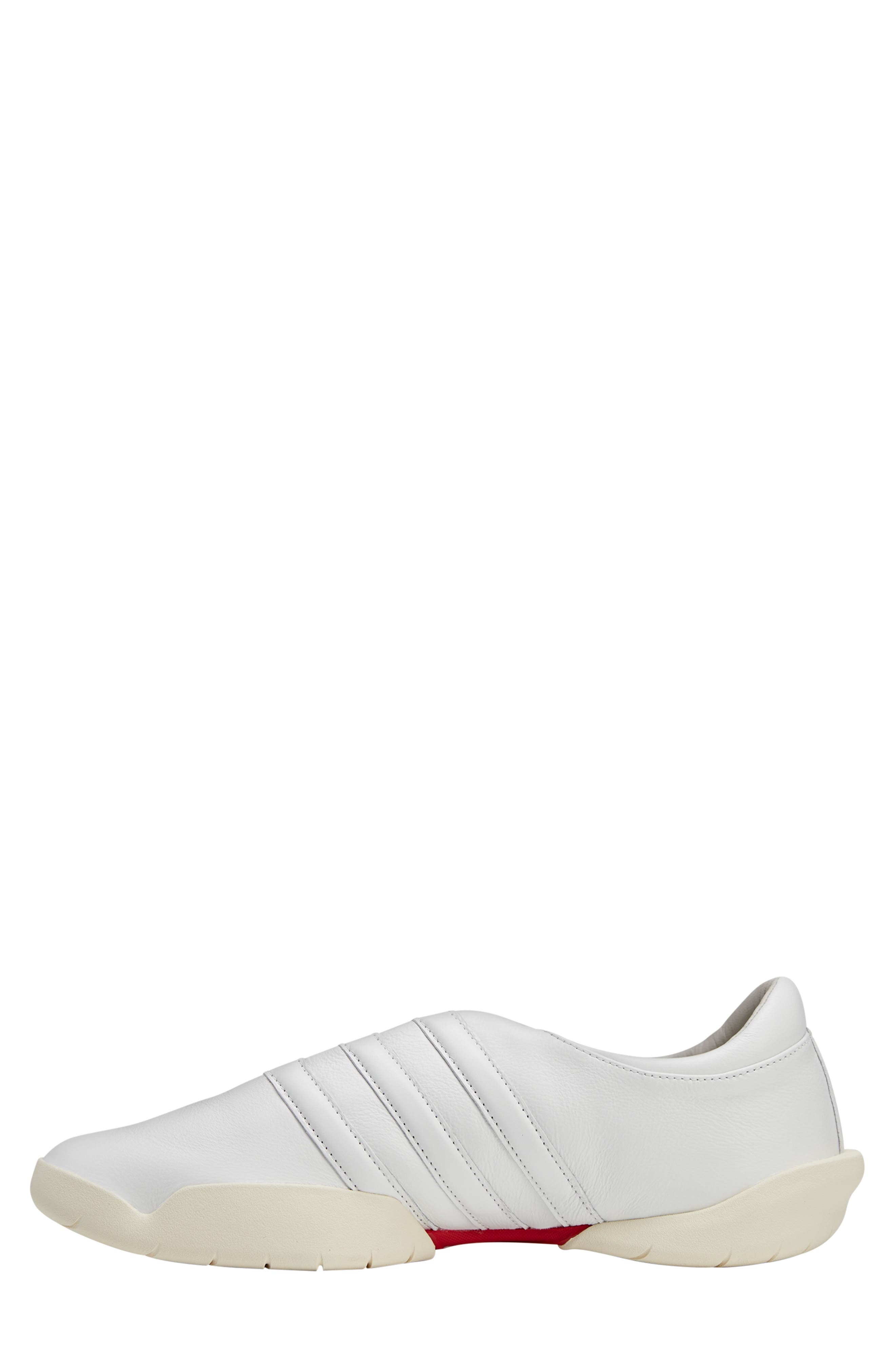 Y-3 Gender Inclusive Regu Mary Jane Sneaker in White/Cream/Scarlet at Nordstrom - 5
