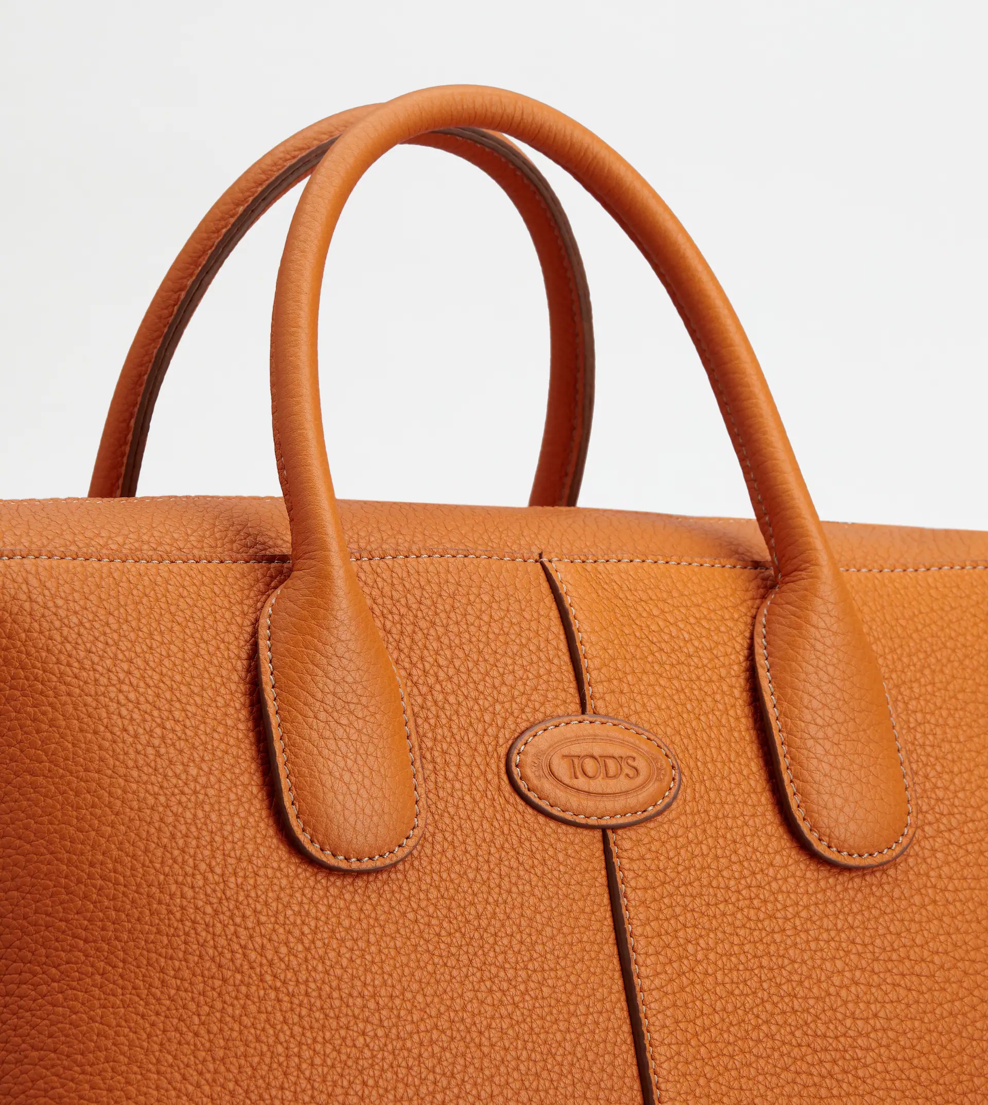 TOD'S DI BAG IN LEATHER SMALL - ORANGE - 5