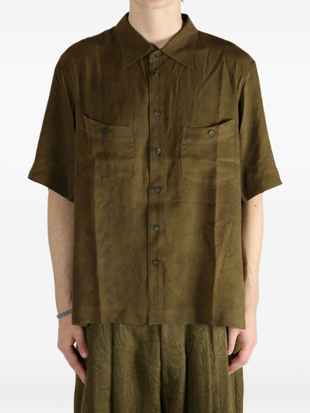double-pocket short-sleeves shirt - 3