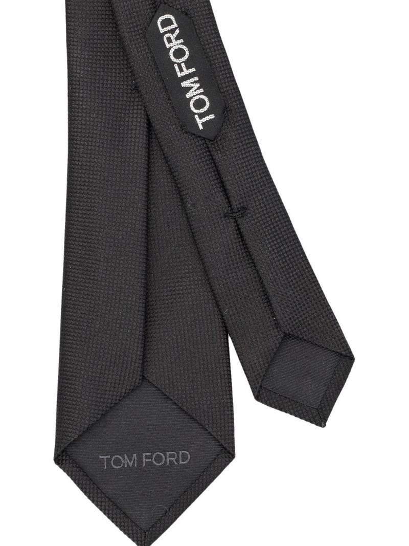 TOM FORD textured silk tie outlook
