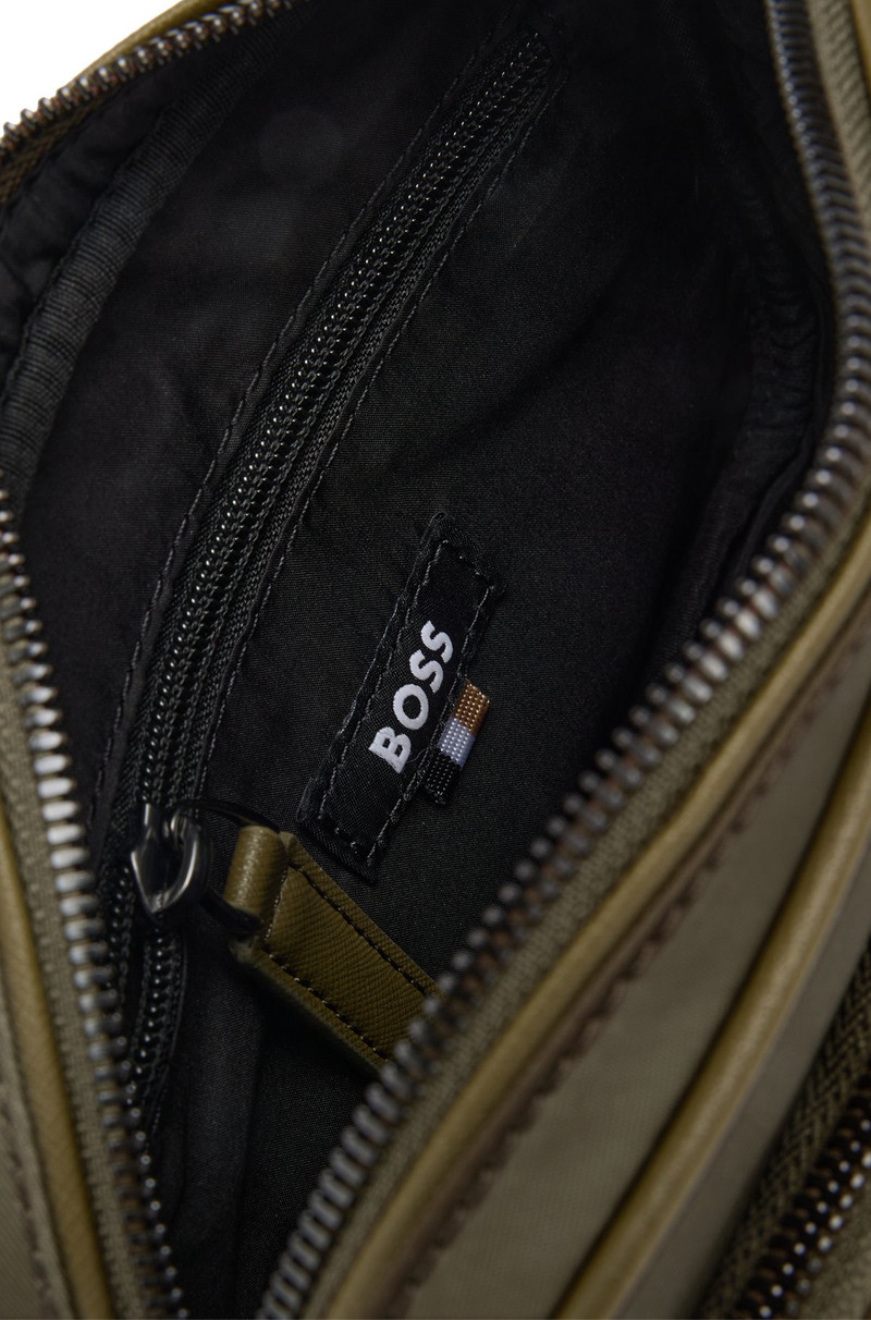 BOSS SELECTED BY SHOHEI OHTANI CROSSBODY BAG WITH DOUBLE B MONOGRAM 4
