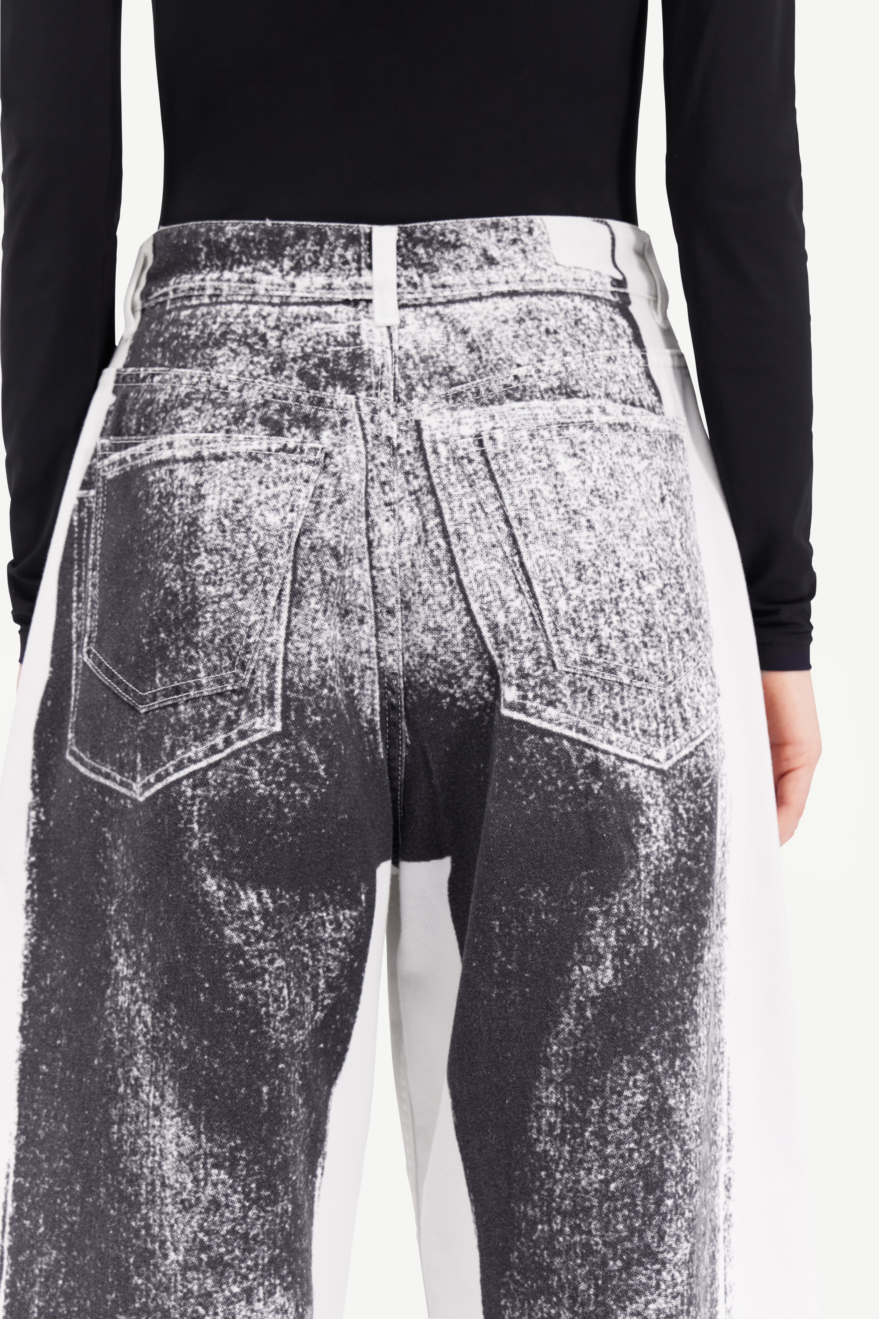 Trompe l'oeil sweatpants - 5