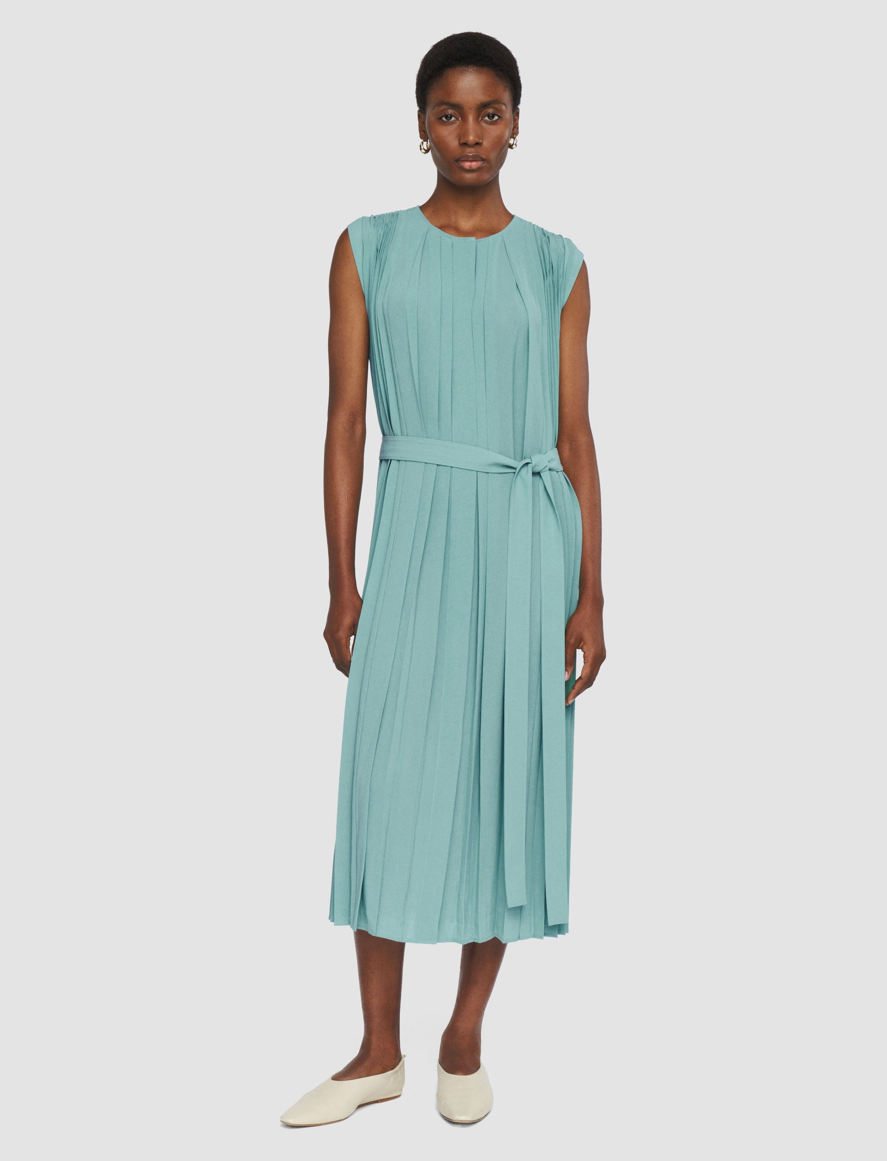Davide Airy Plissé Dress - 2