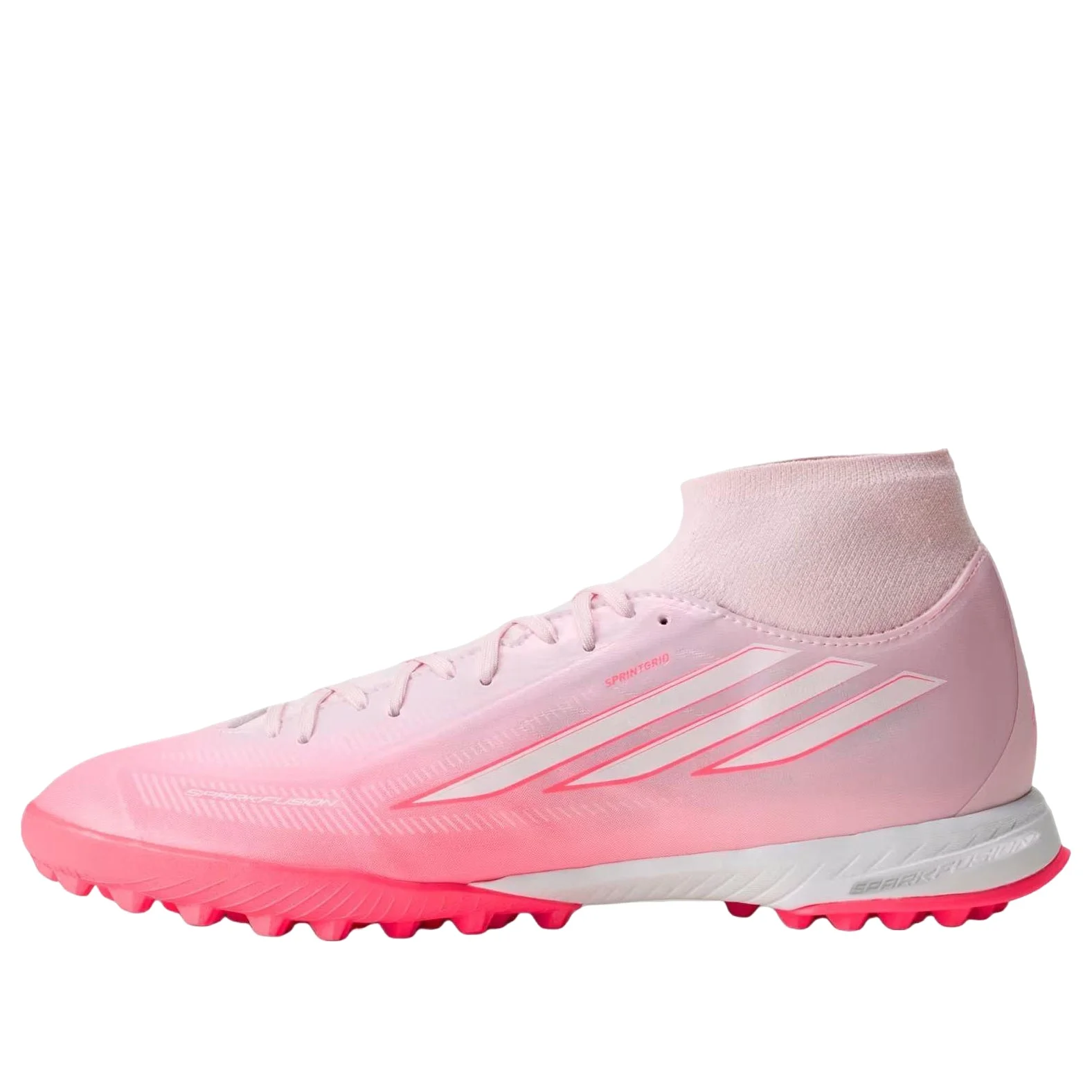 (WMNS) adidas F50 Spark Fusion League Mid Top TF 'Solar Turbo White' KI1022 - 1