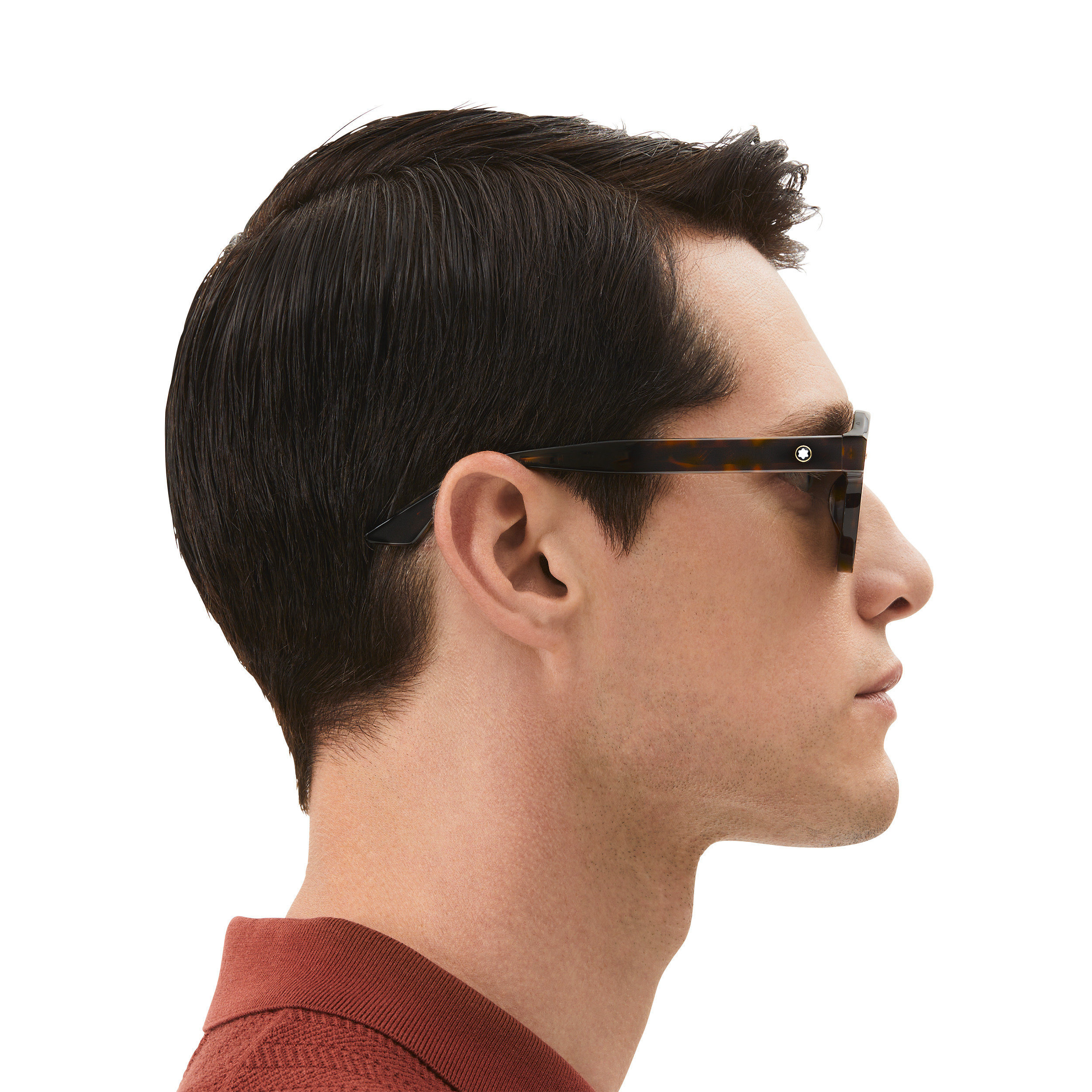 Round Sunglasses with Havana-Colored Acetate Frame - 7