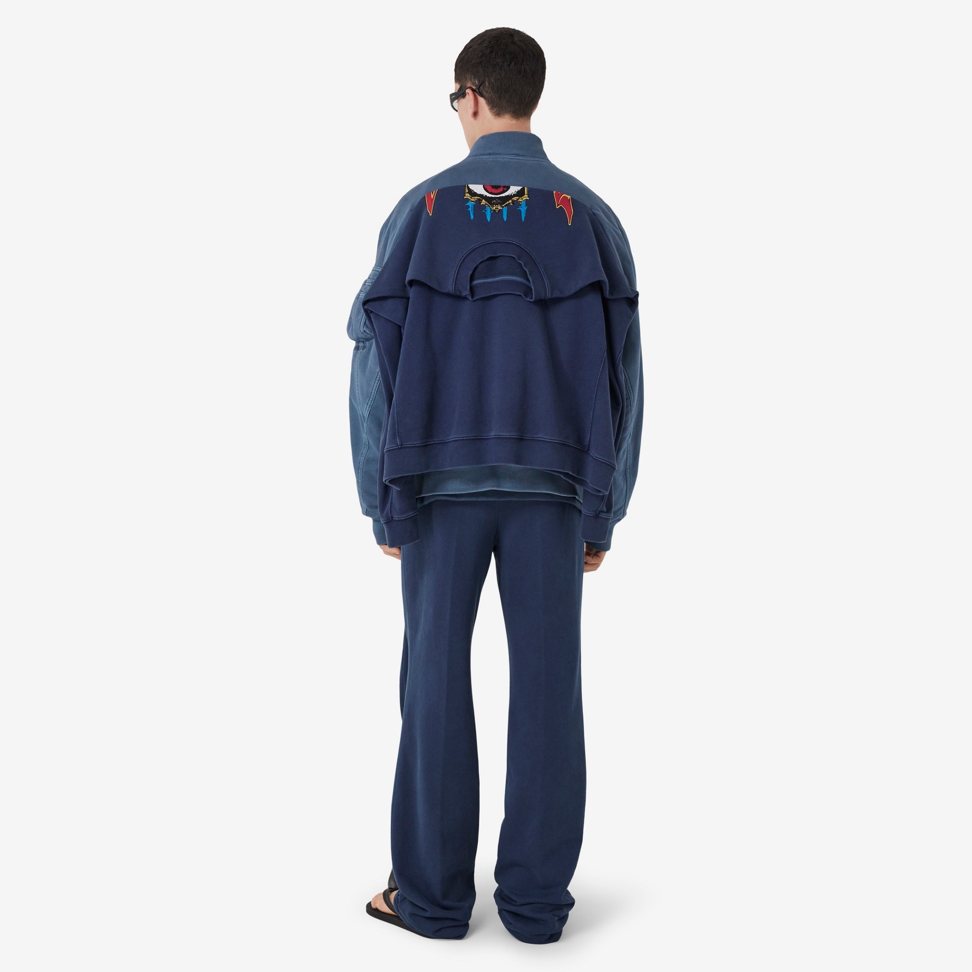 Cotton Reconstructed Trousers - 4