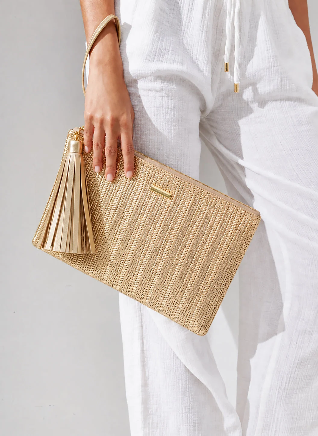 ISCHIA GOLD CLUTCH - 1