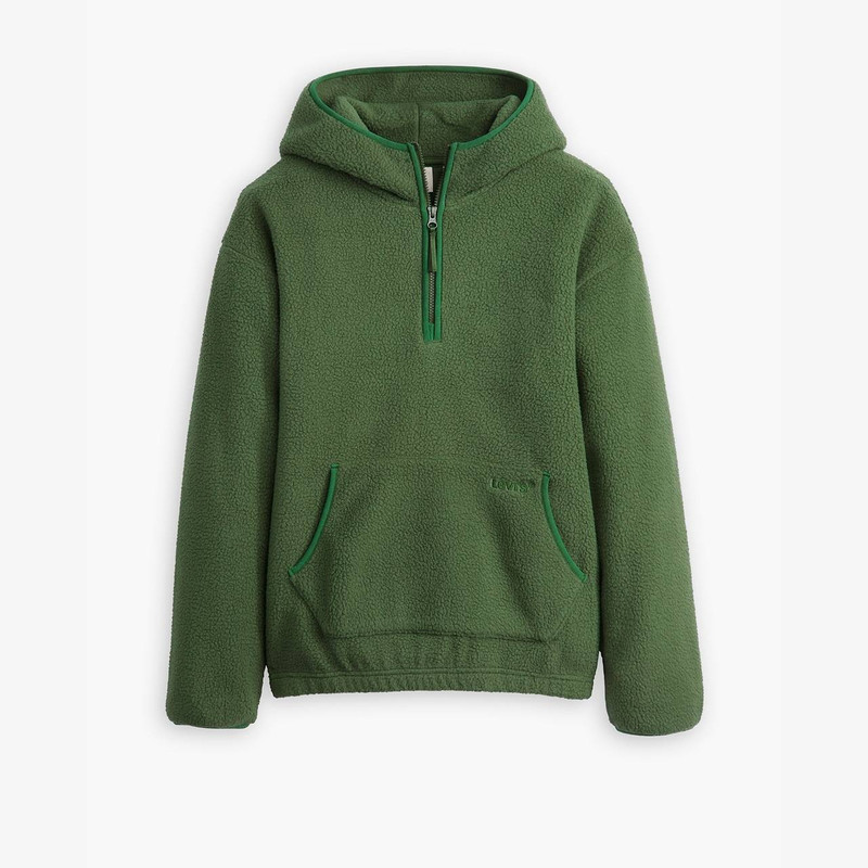 HOODED SHERPA PULLOVER 1