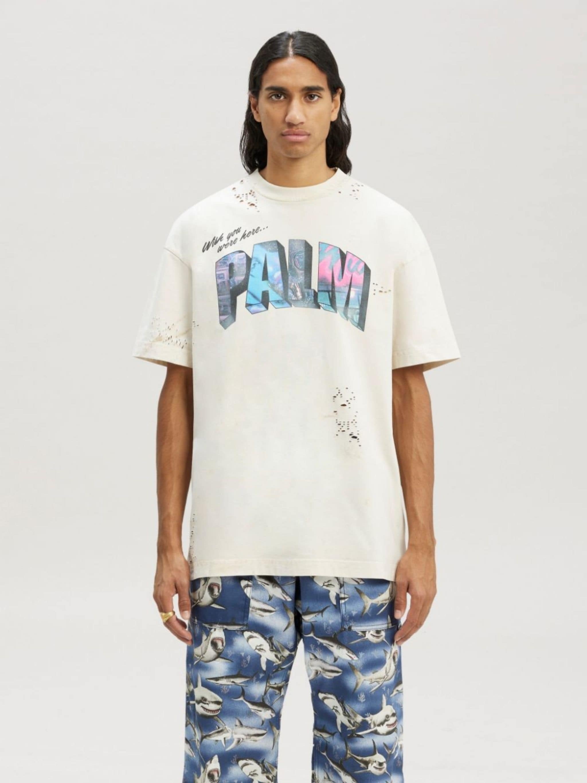 Palm Sign print T-shirt - 3