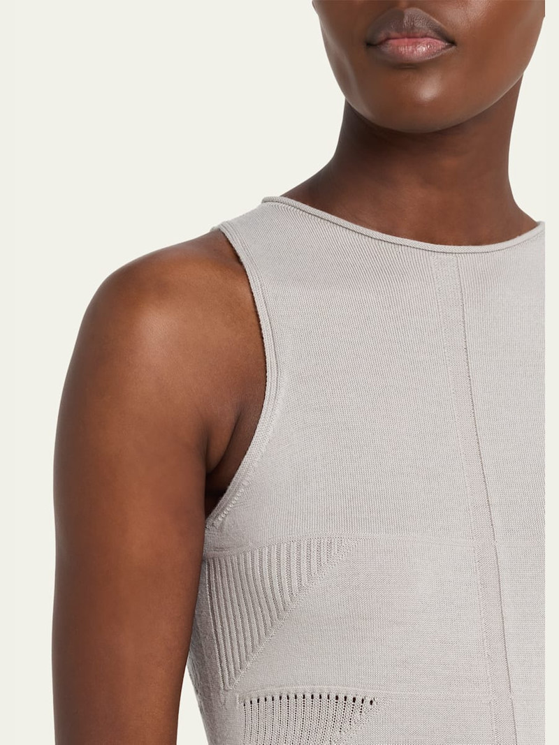 Geo Knit Sleeveless Maxi Dress 5
