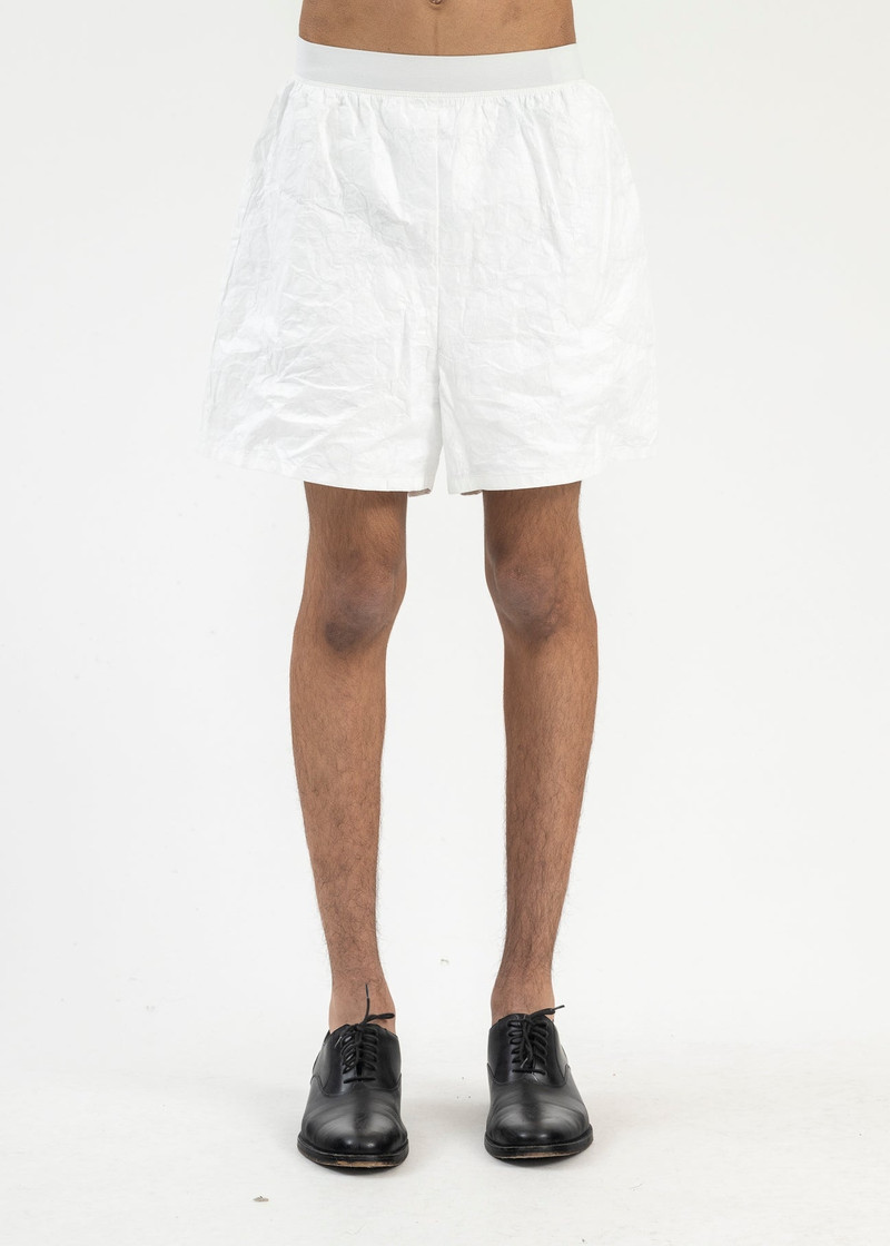 White Relax Crinkled Short 1