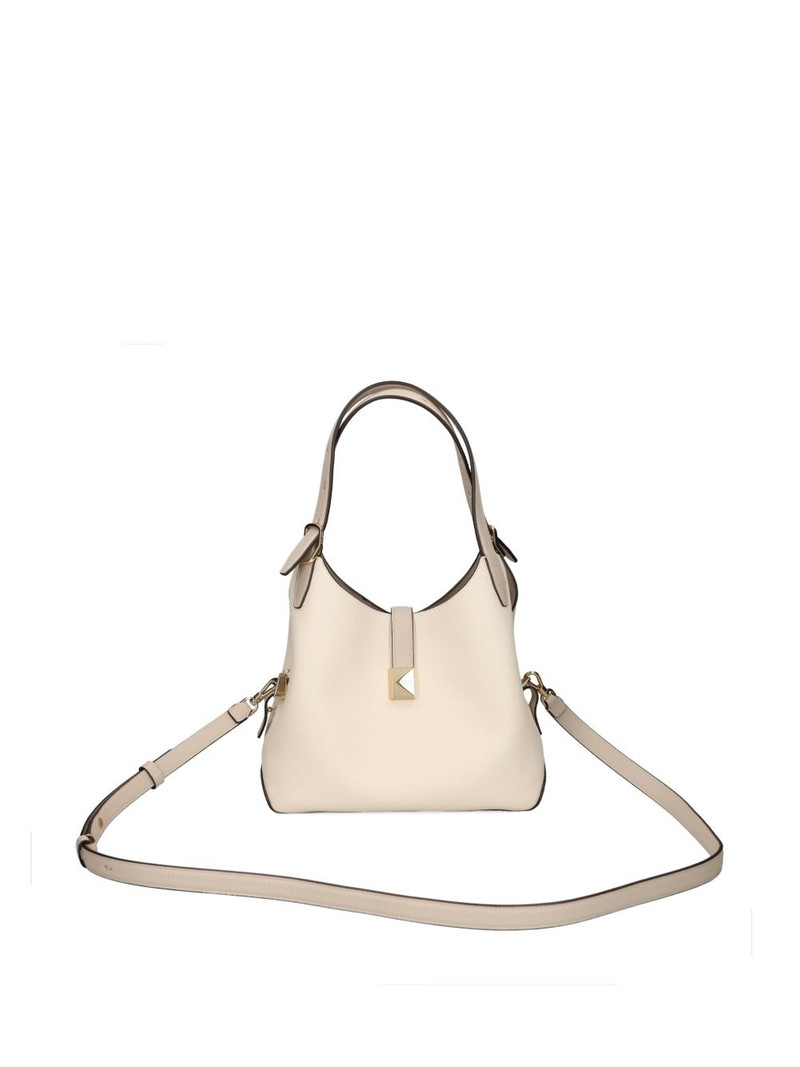 Deco buckle leather tote bag 6