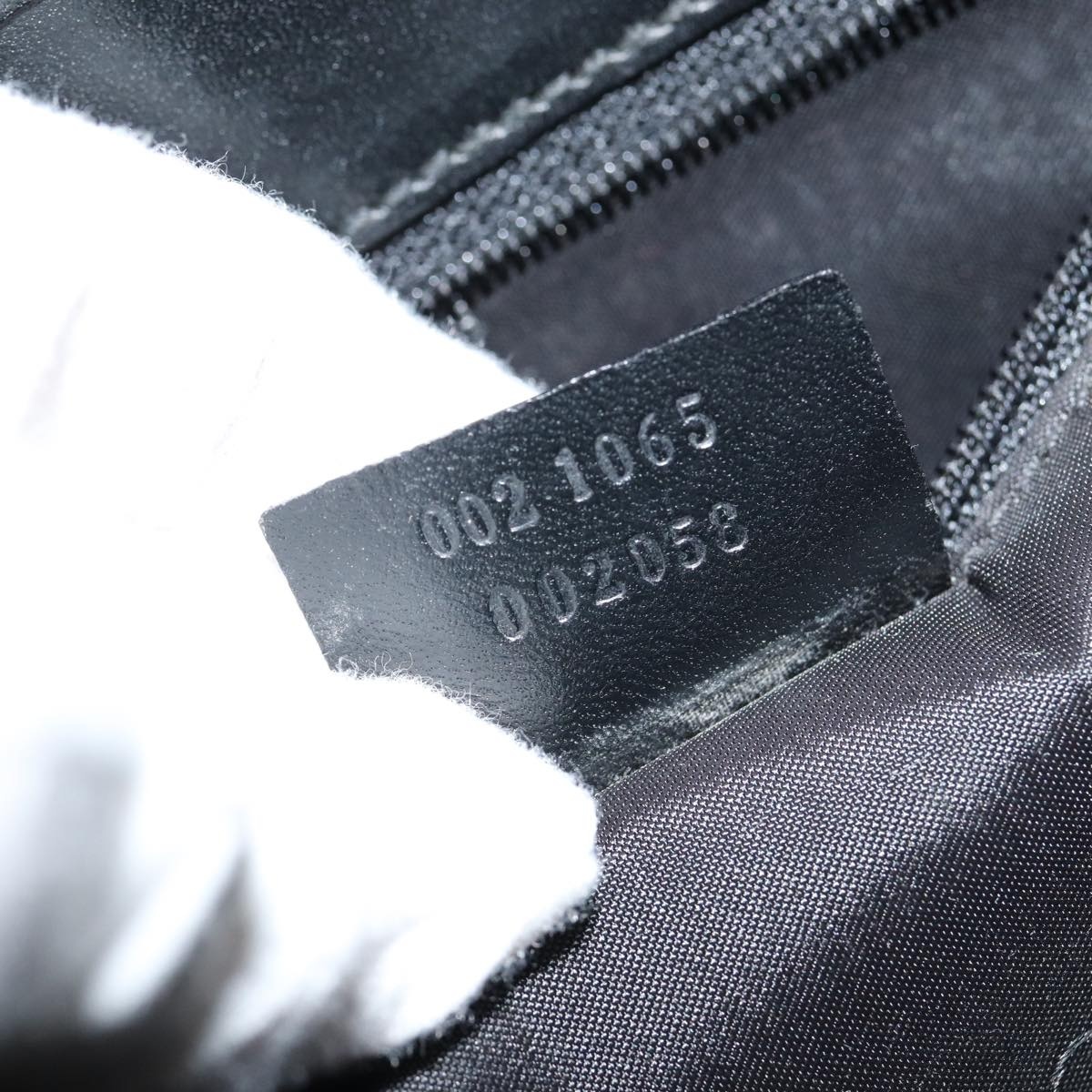 GUCCI Jackie Hand Bag Nylon Black 002 002 - 12