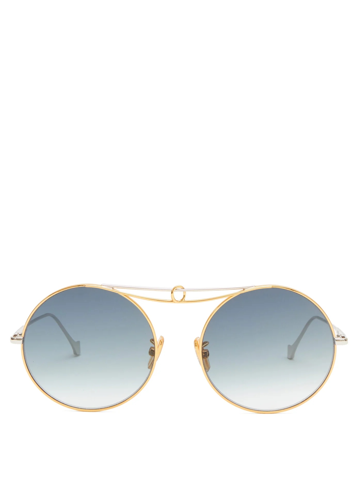 Round metal sunglasses - 1