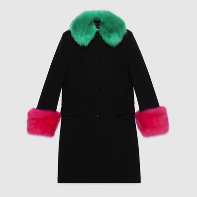 GUCCI Wool cashmere coat outlook