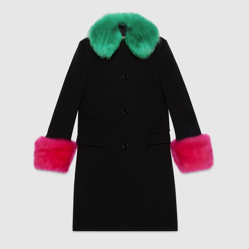 GUCCI Wool cashmere coat outlook
