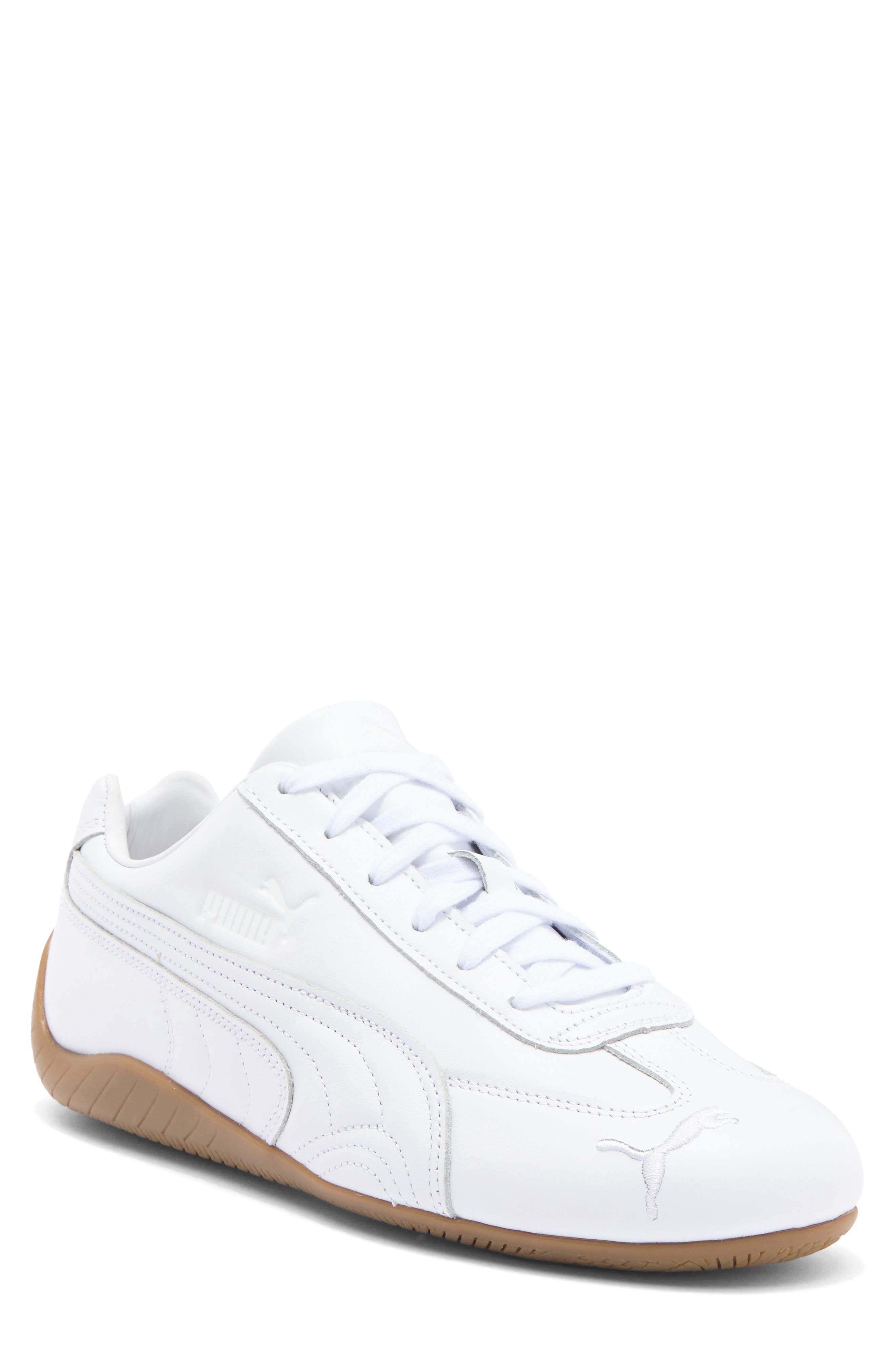 PUMA Speedcat Leather Sneaker in Puma White at Nordstrom - 1