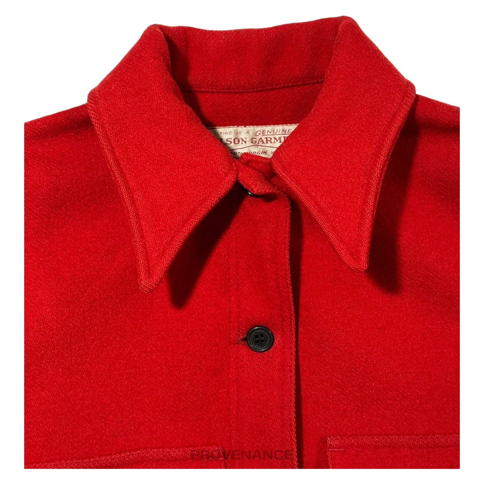 Filson Mackinaw Wool Cruiser Jacket - Scarlet Red W10 - 6
