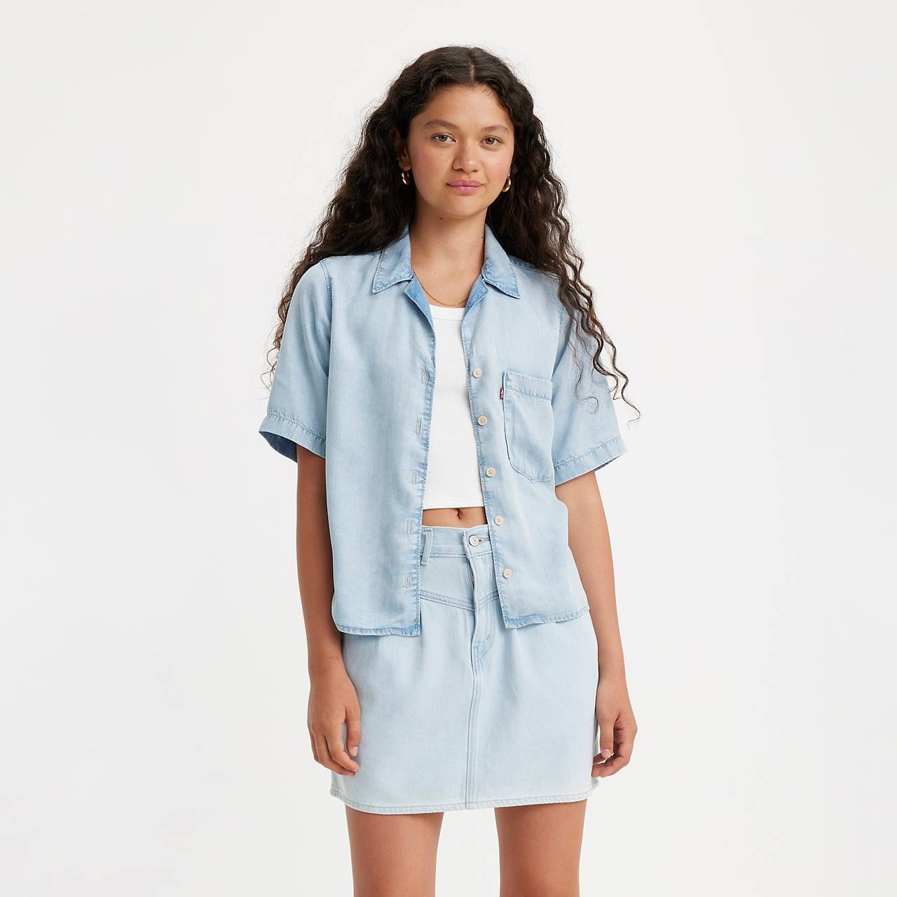 JOYCE SHORT SLEEVE RESORT SHIRT - 1