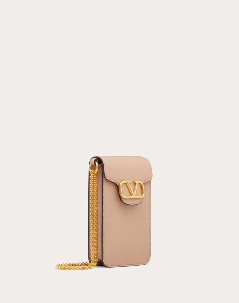 LOCÒ CALFSKIN PHONE CASE WITH CHAIN 3