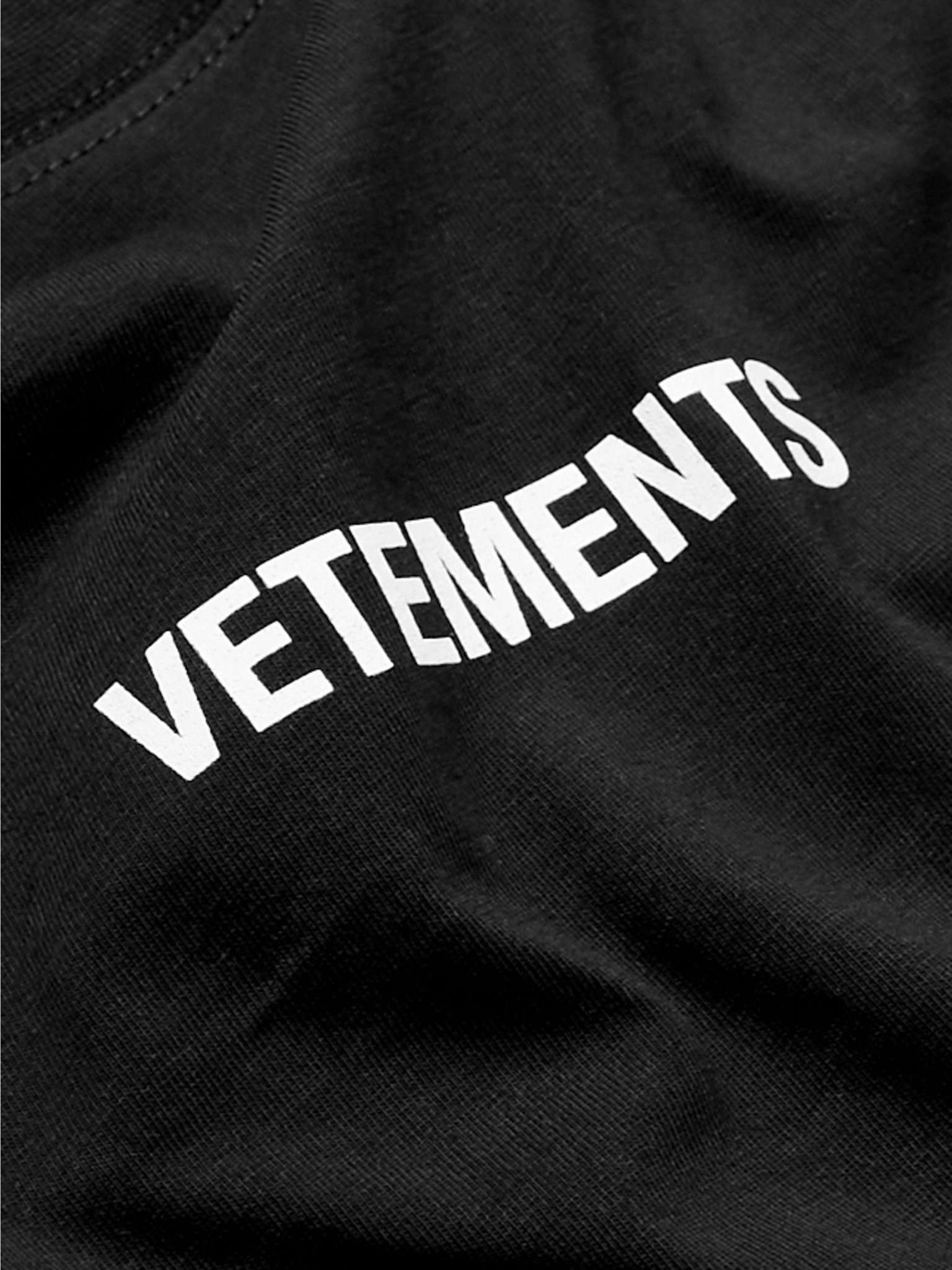 Oversized Logo-Print Cotton-Jersey T-Shirt - 3