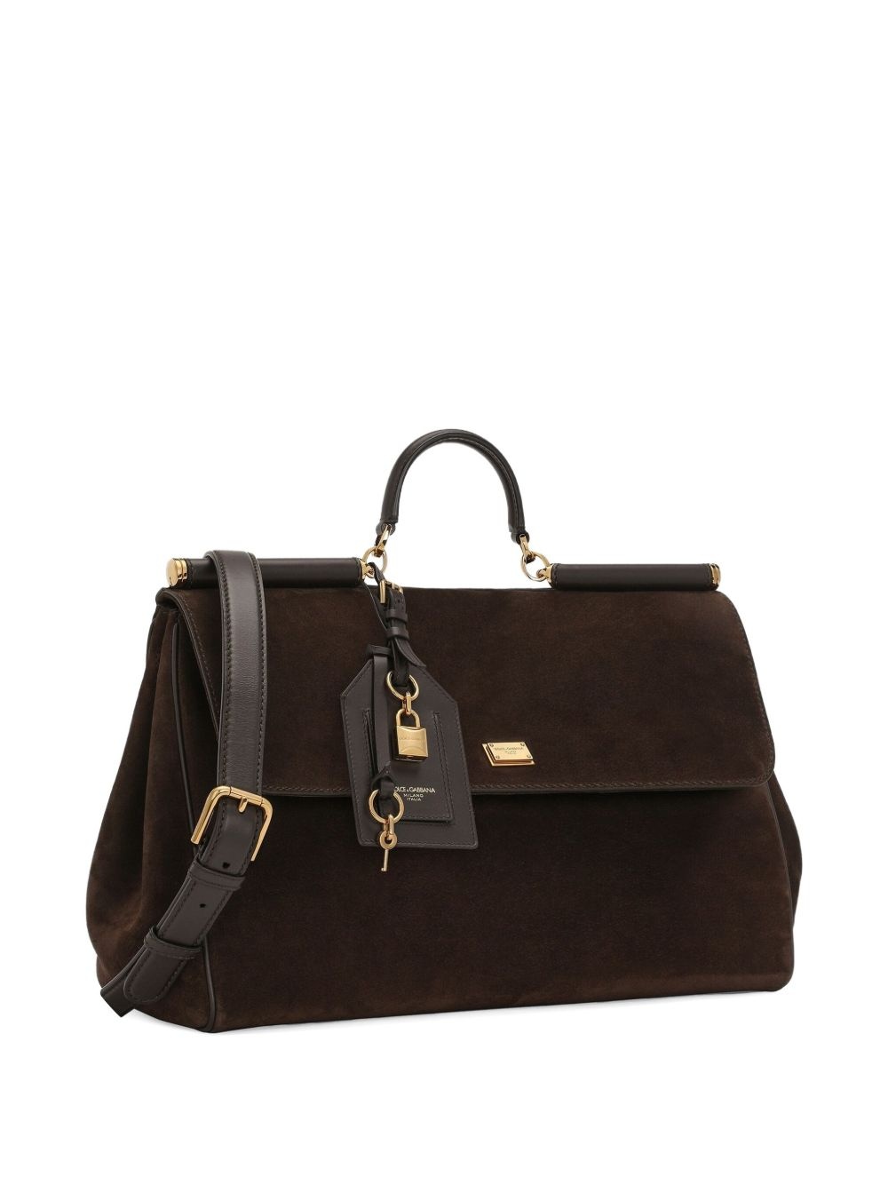 Sicily suede tote bag - 2