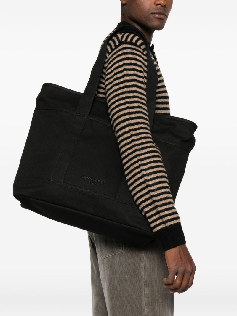 Carhartt logo-embroidery tote bag outlook