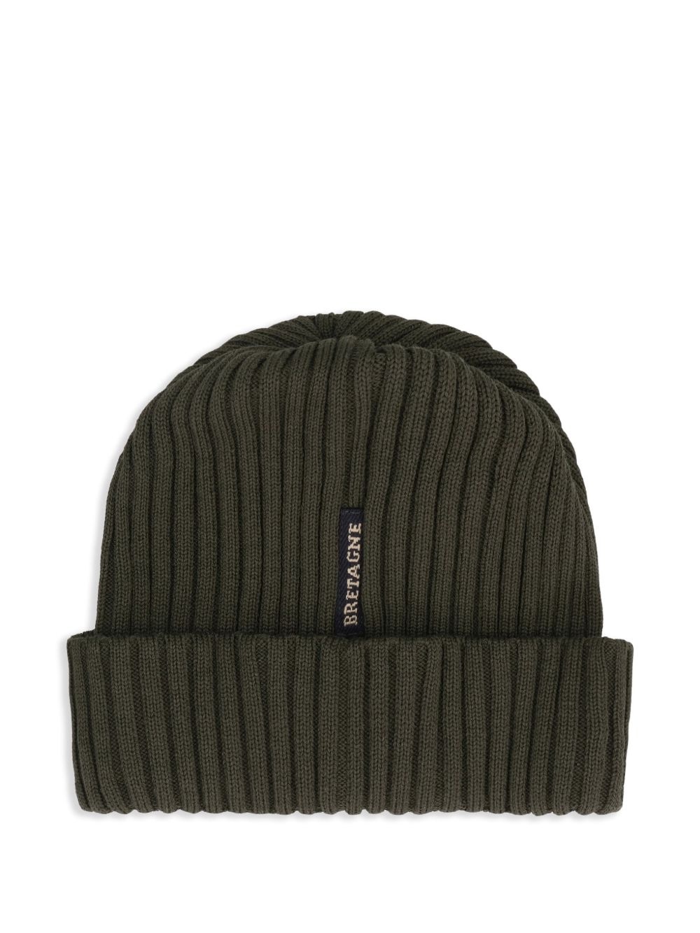 logo-appliqué beanie hat - 2