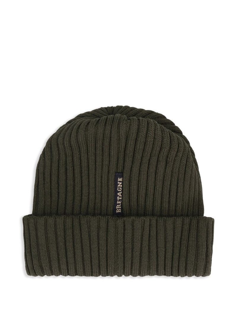 Paul & Shark logo-appliqué beanie hat outlook