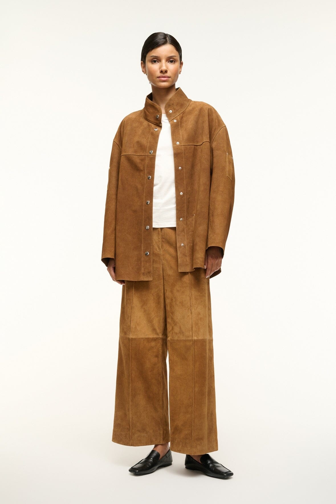 STAUD FOUNDATION JACKET TAN - 2