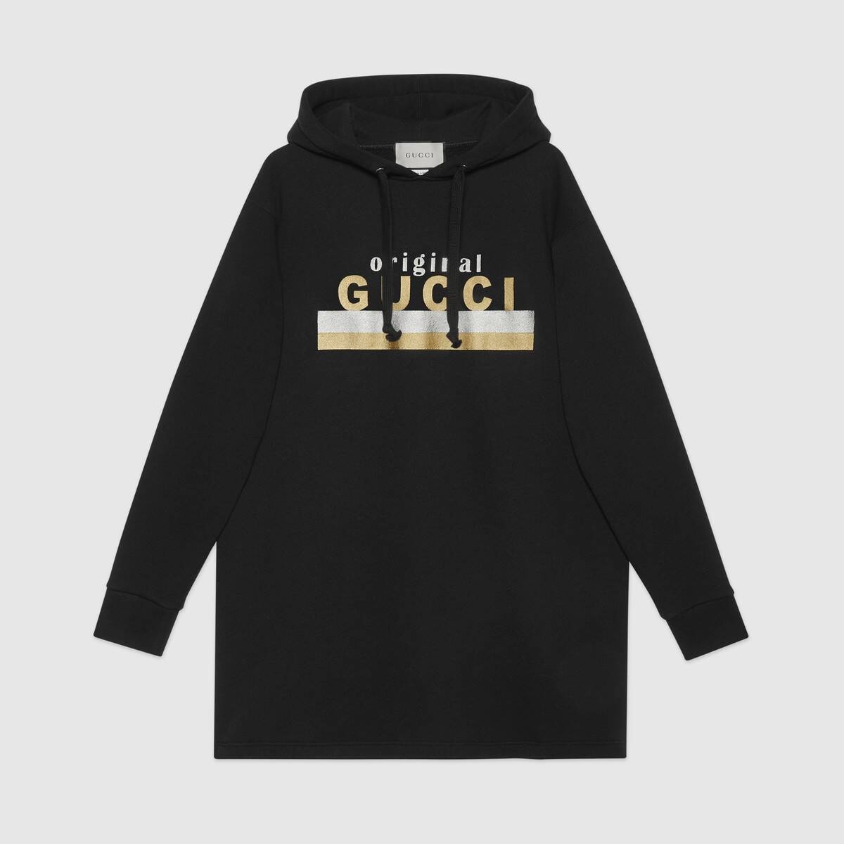 "Original Gucci" print hooded dress - 1