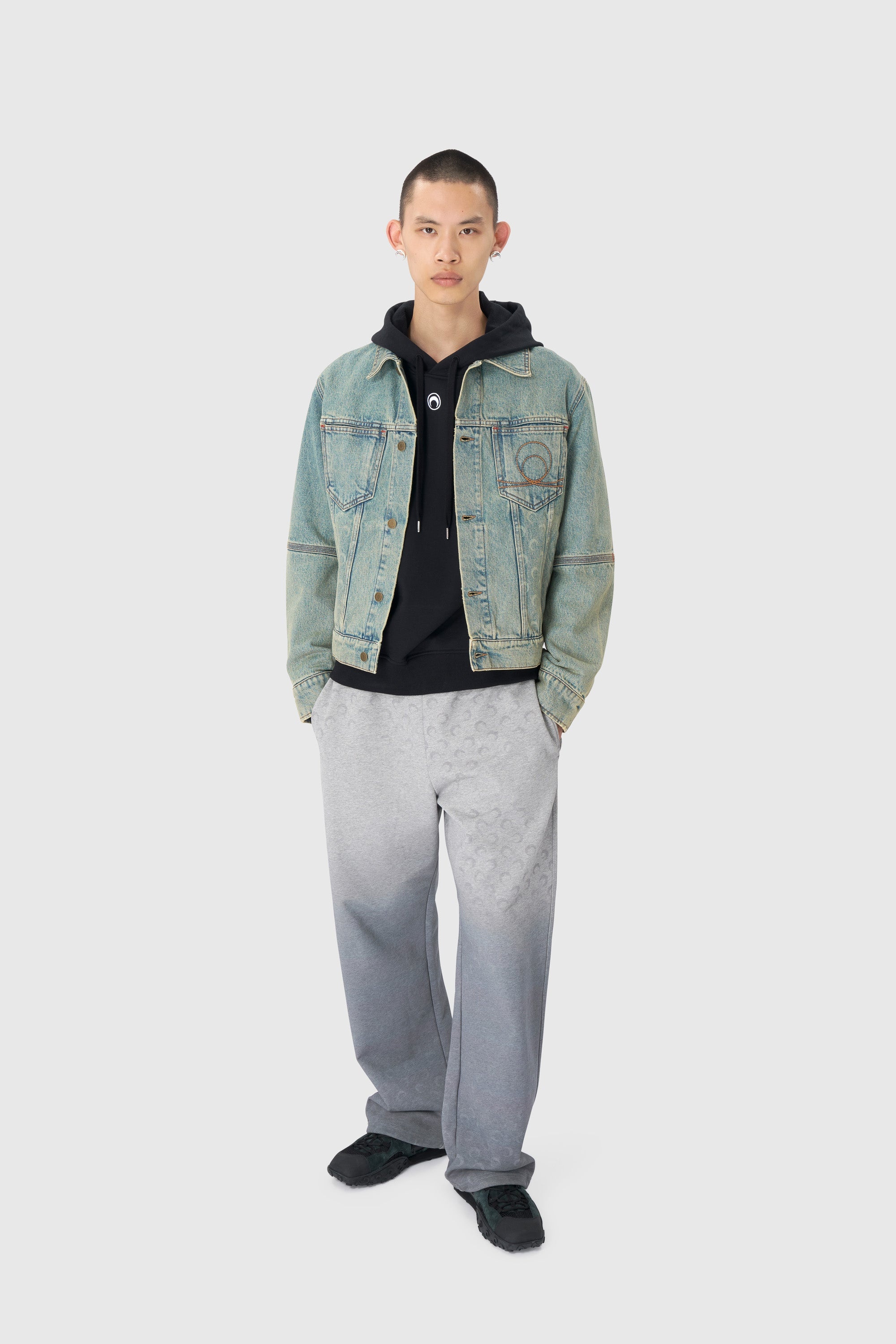 Moon Laser Denim Trucker Jacket - 2
