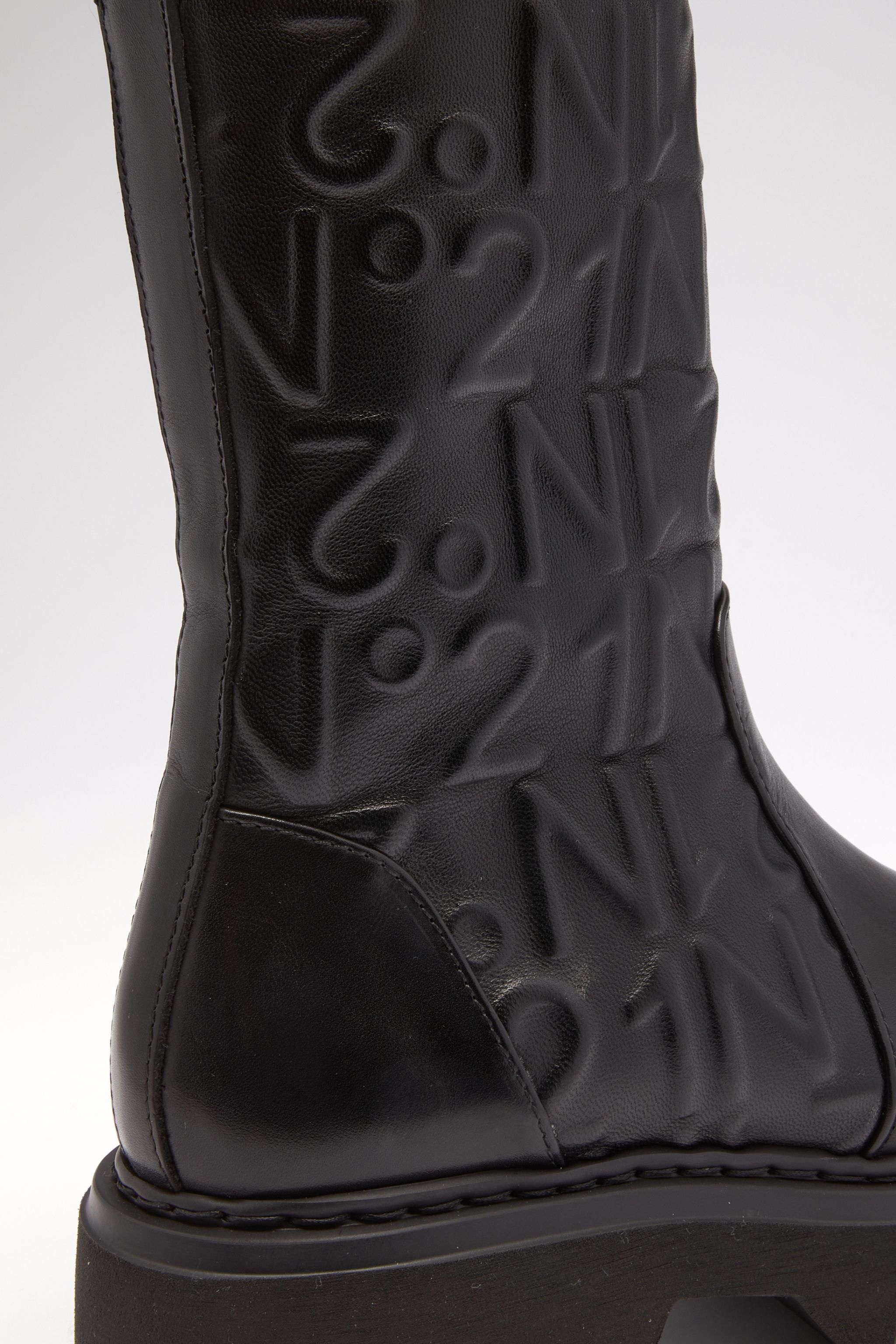 LOGO-EMBOSSED BOOTS - 5