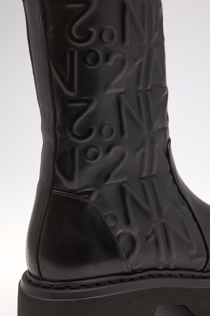LOGO-EMBOSSED BOOTS 5