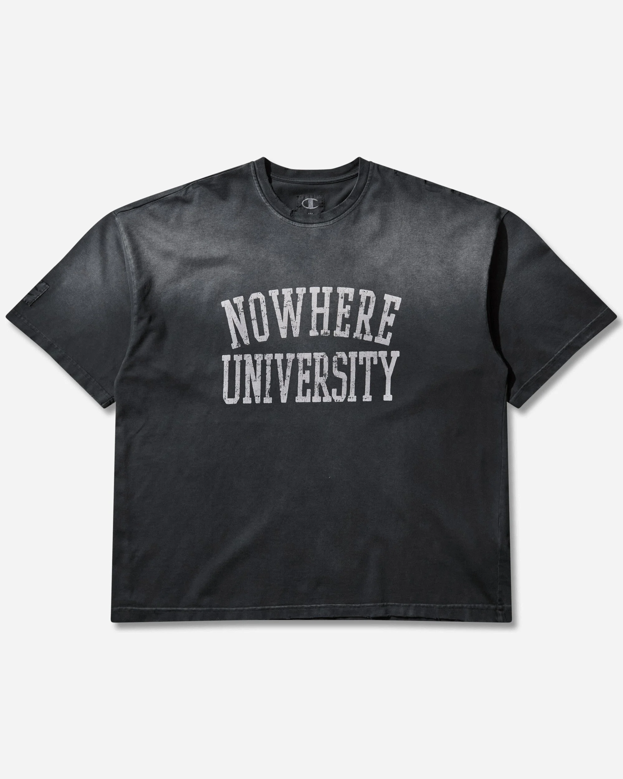 Men's Nowhere University Printed T-Shirt Black - 1