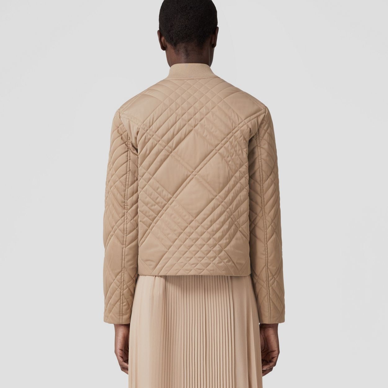 Logo Detail Lightweight Quilted Jacket - 4