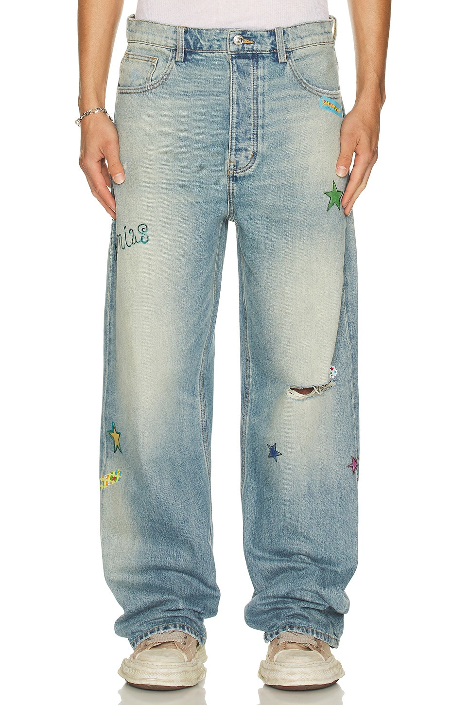 Bandaid Baggy Jeans - 3