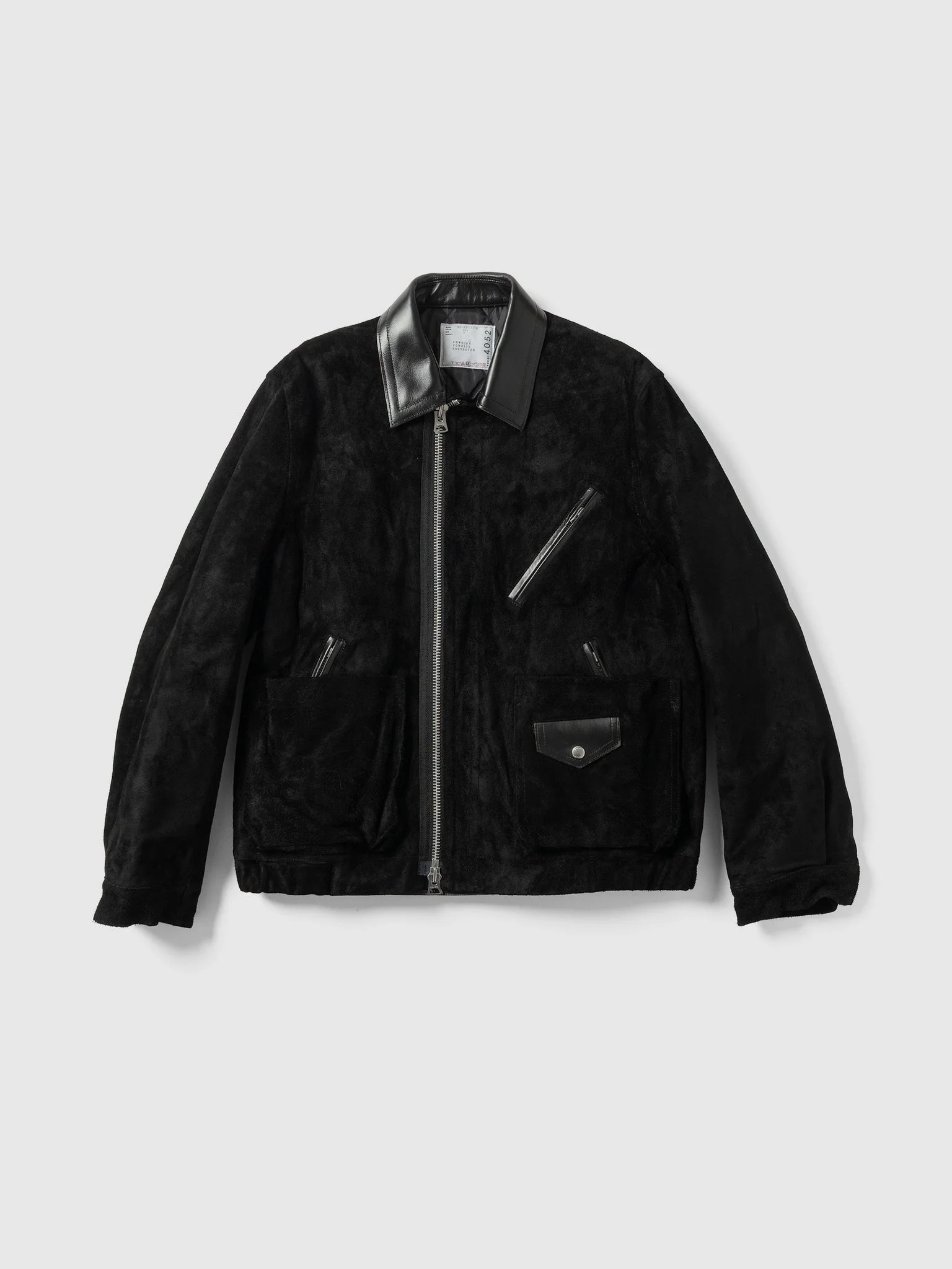 Suede Blouson Black - 1