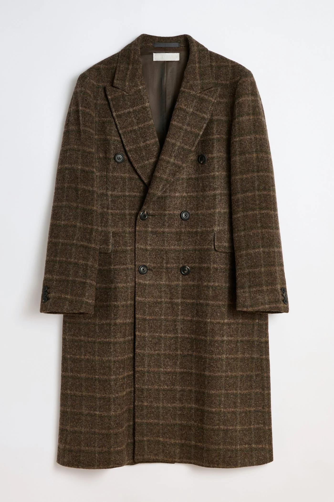 Our Legacy Whale Coat Dorf Check Boiled Alp Wool - 1