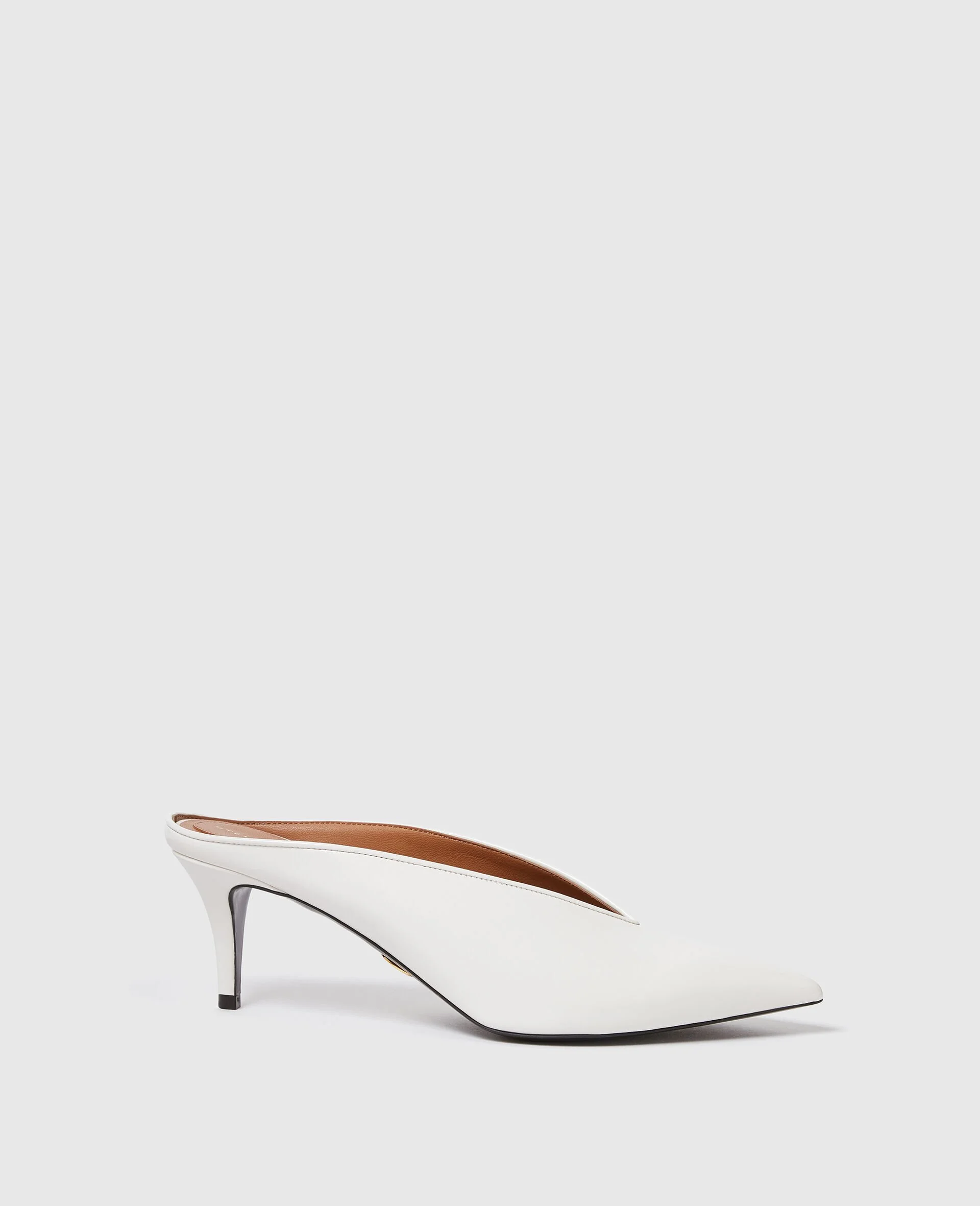 Brushed Heeled Mules - 1