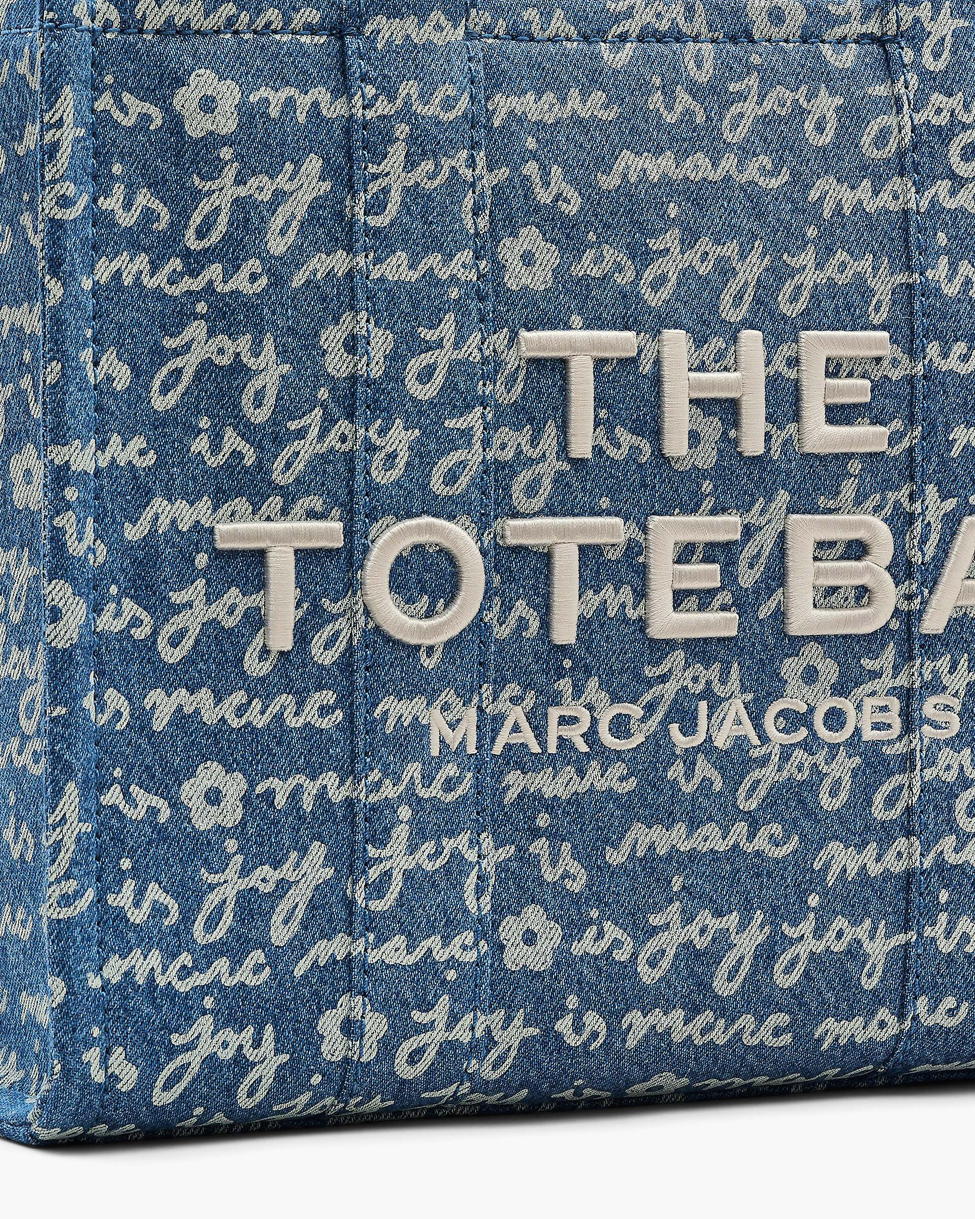 THE JOY DENIM MEDIUM TOTE BAG - 5