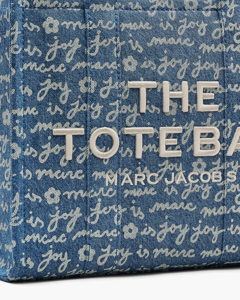 THE JOY DENIM MEDIUM TOTE BAG 5