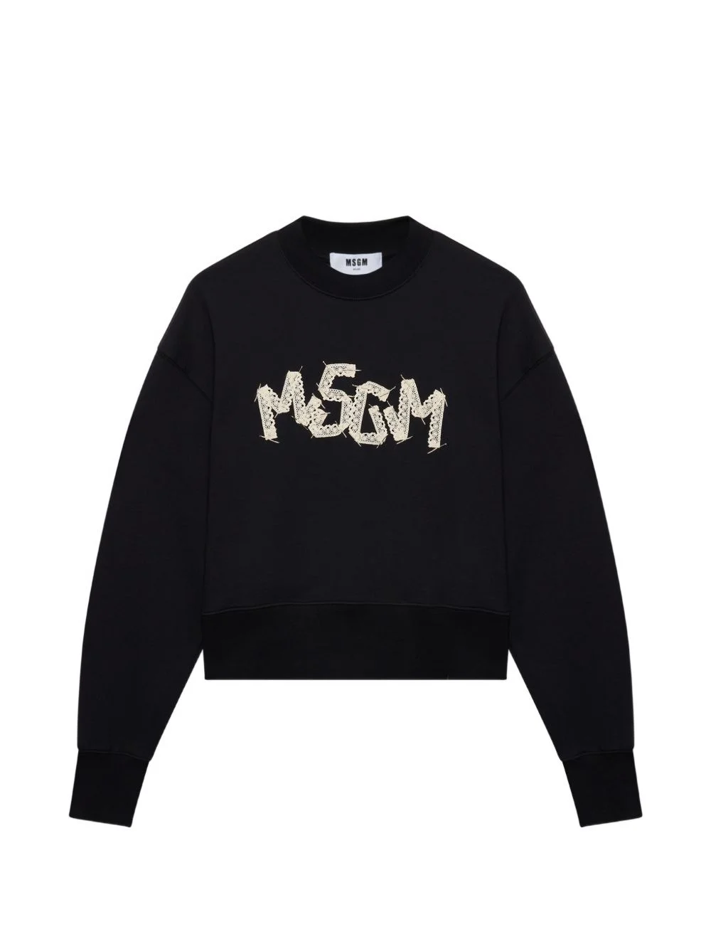 embroidered sweatshirt - 1