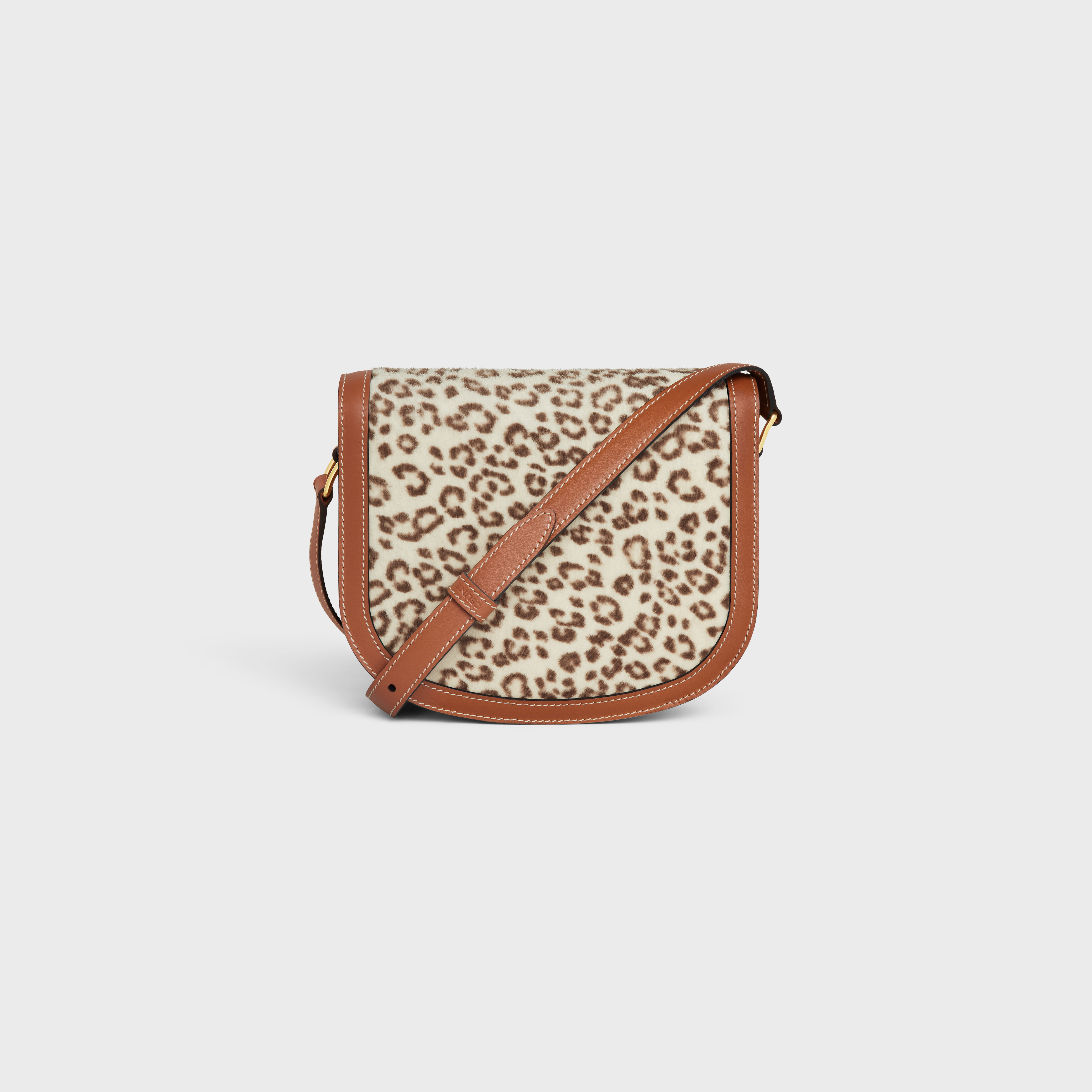 BESACE CLEA in PONY CALFSKIN WITH LEOPARD PRINT - 3