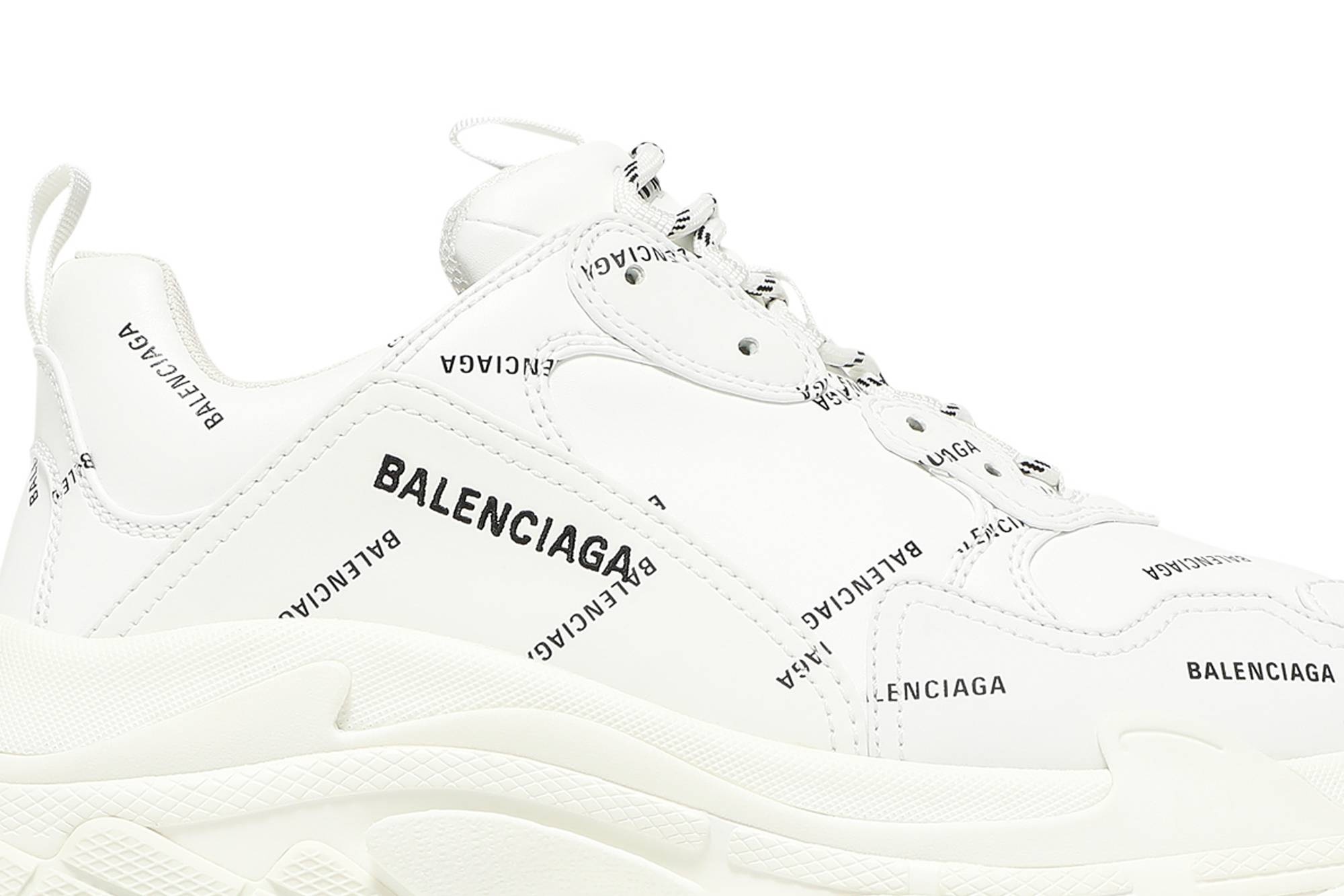 Balenciaga Triple S Sneaker 'Allover Logo - White' - 2